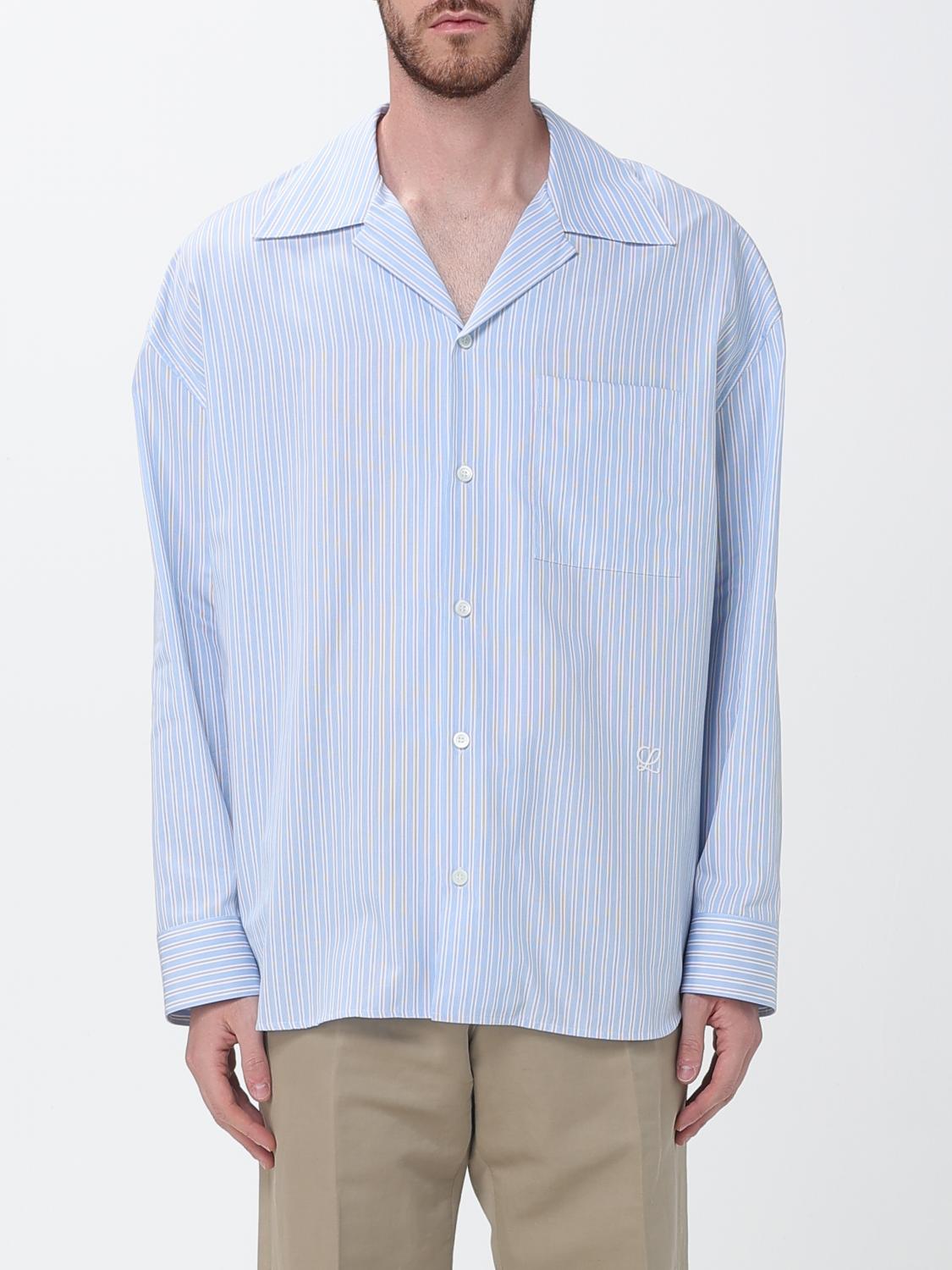LOEWE Camicia casual in cotone a righe
