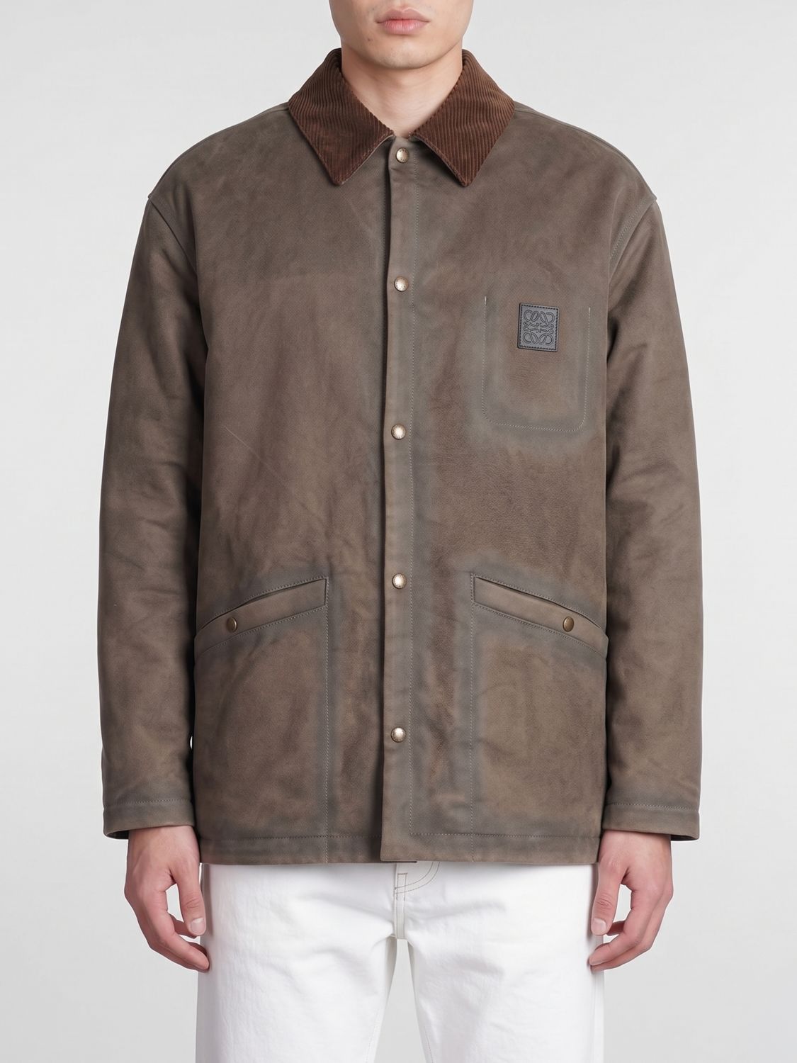 LOEWE LOEWE Cotton Blend Shirt Jacket　ロエベ コットンブレンド シャツジャケット