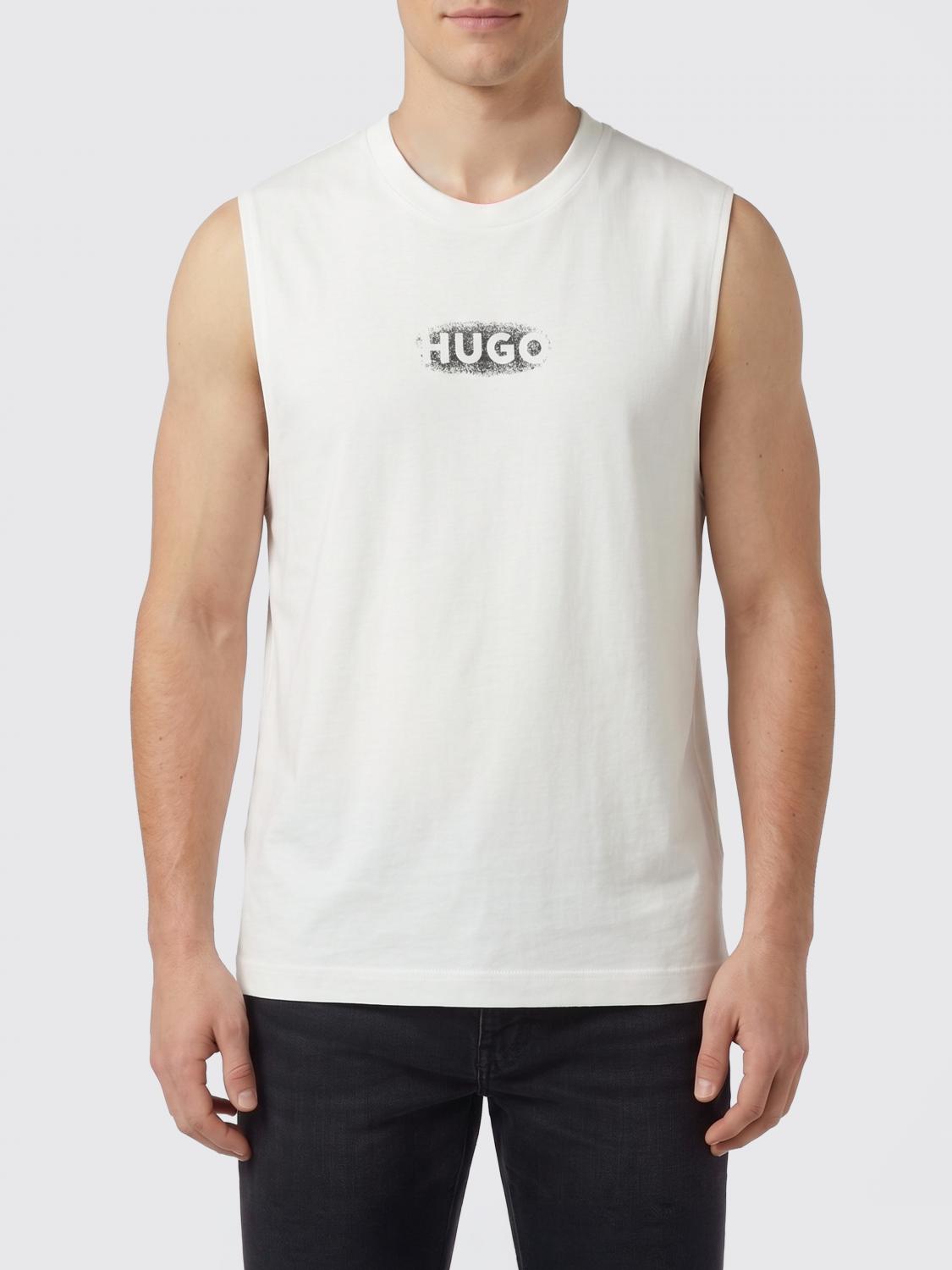 HUGO Canotta in cotone con logo