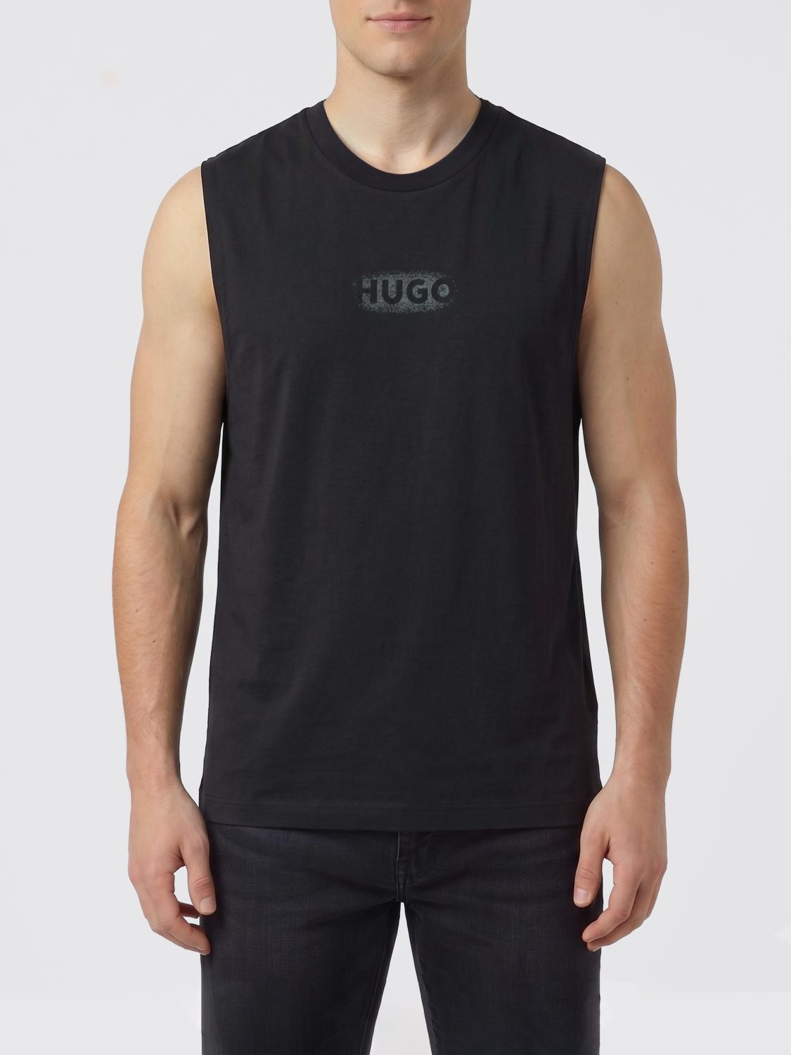 HUGO Canotta in cotone con logo