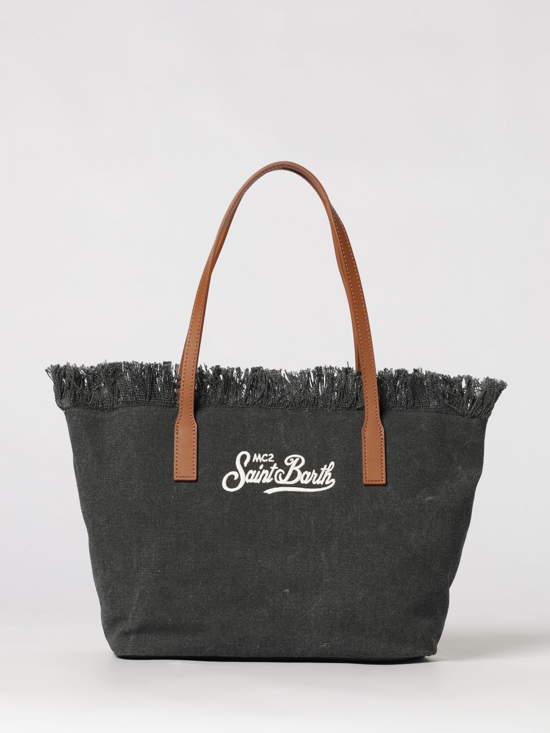 MC2 SAINT BARTH Cotton Bag with Embroidered Logo MC2 SAINT BARTH Cotton Bag with Embroidered Logo