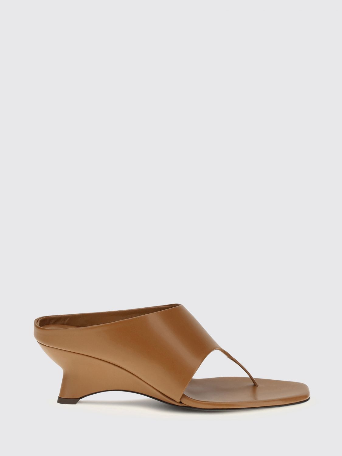 KHAITE Mules Marlow in pelle spazzolata