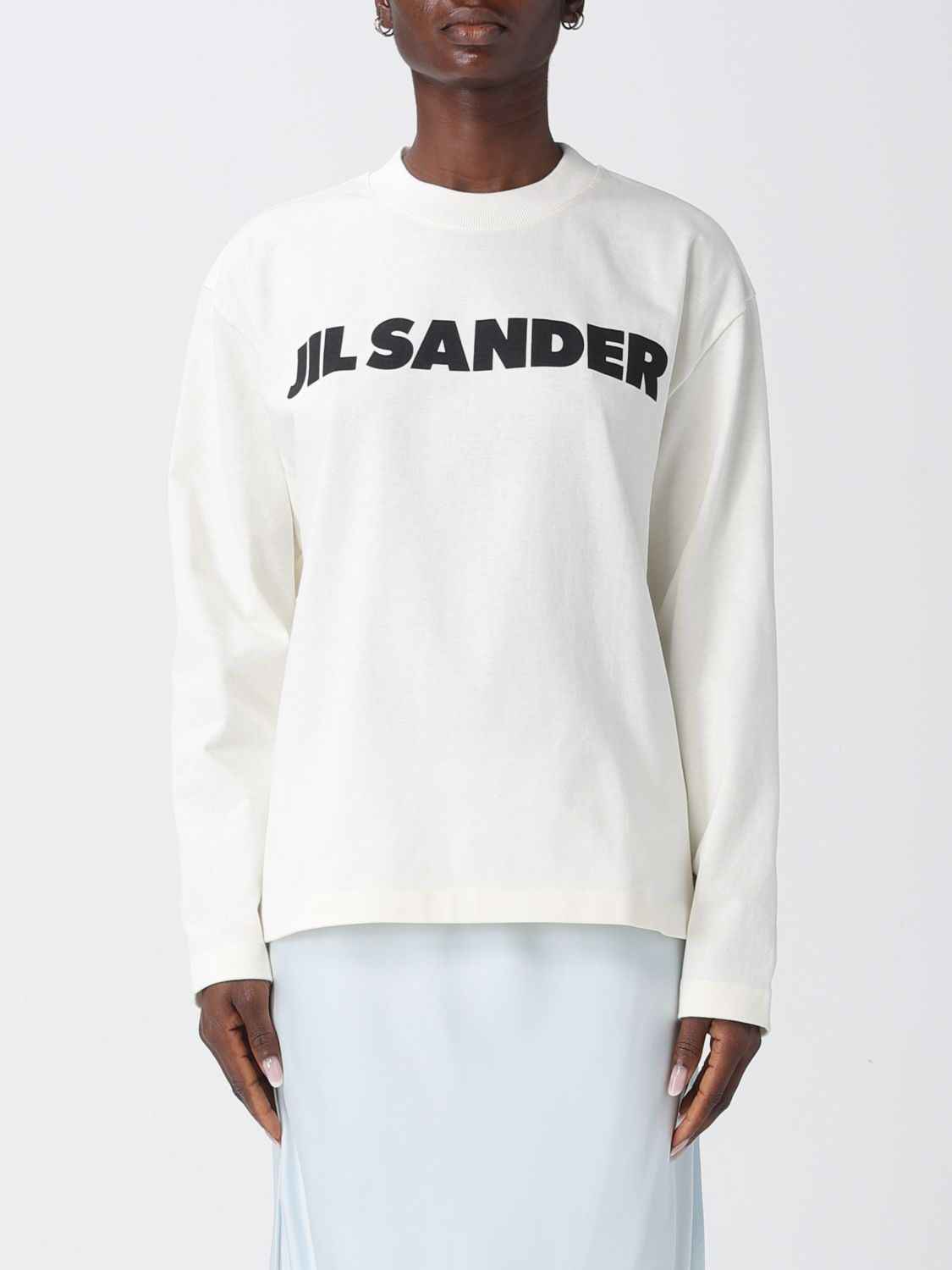 JIL SANDER Baumwoll-T-Shirts mit Logo