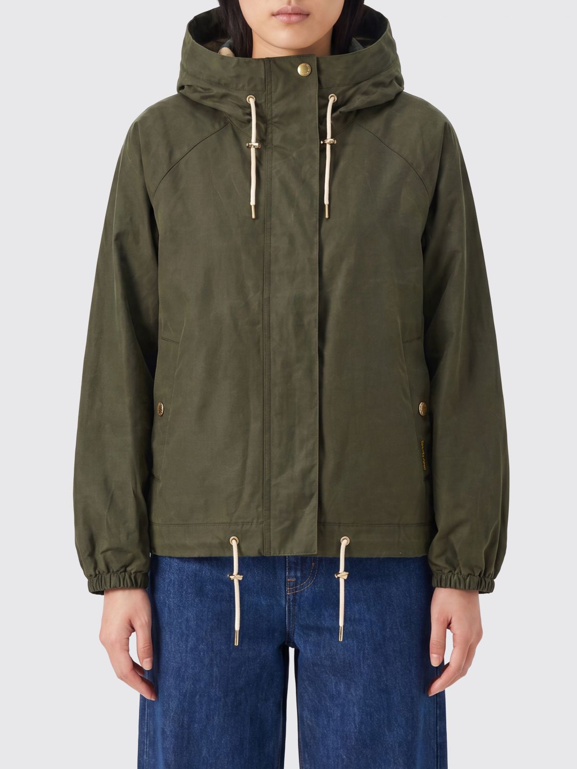 BARBOUR Giacca a vento antipioggia Hawkridge con cappuccio