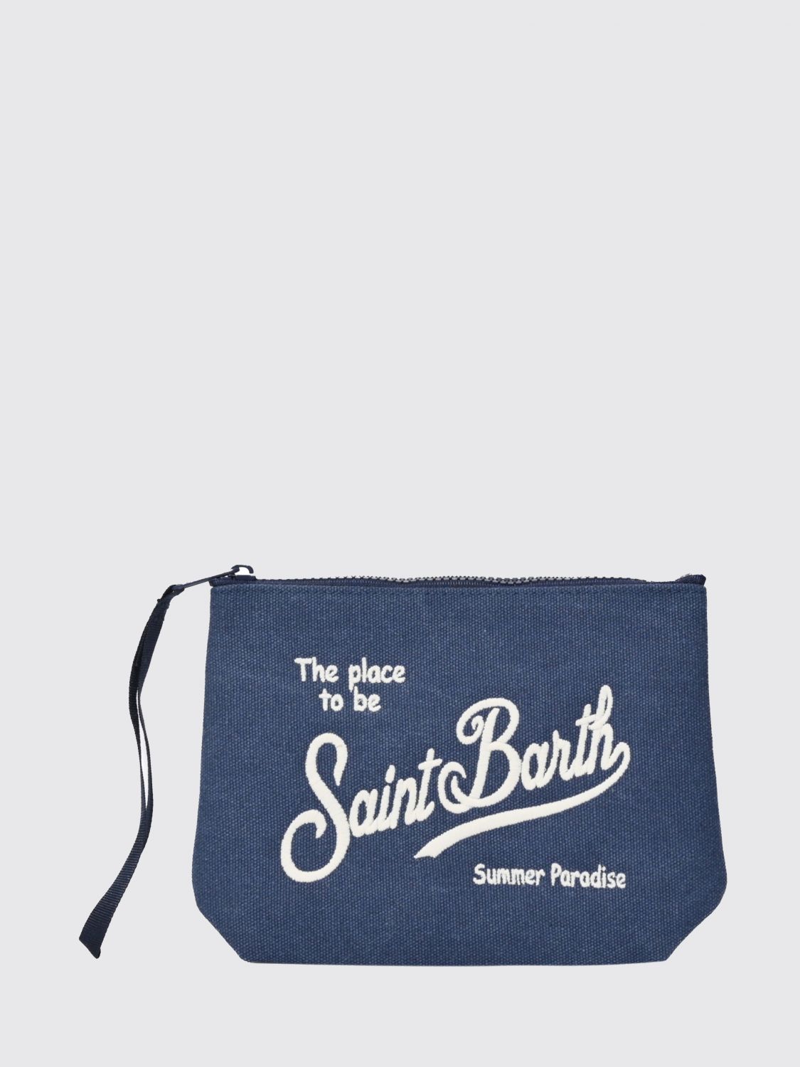 MC2 SAINT BARTH Aline Clutch aus Baumwoll-Mischgewebe