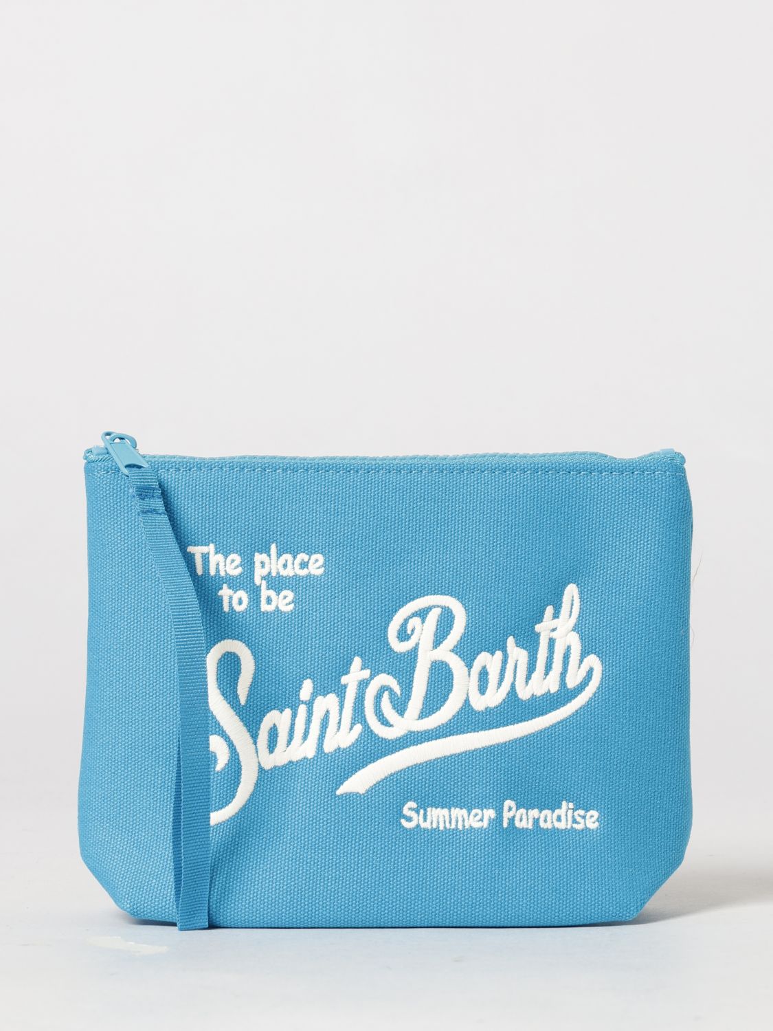 MC2 SAINT BARTH Aline Clutch aus Baumwoll-Mischgewebe