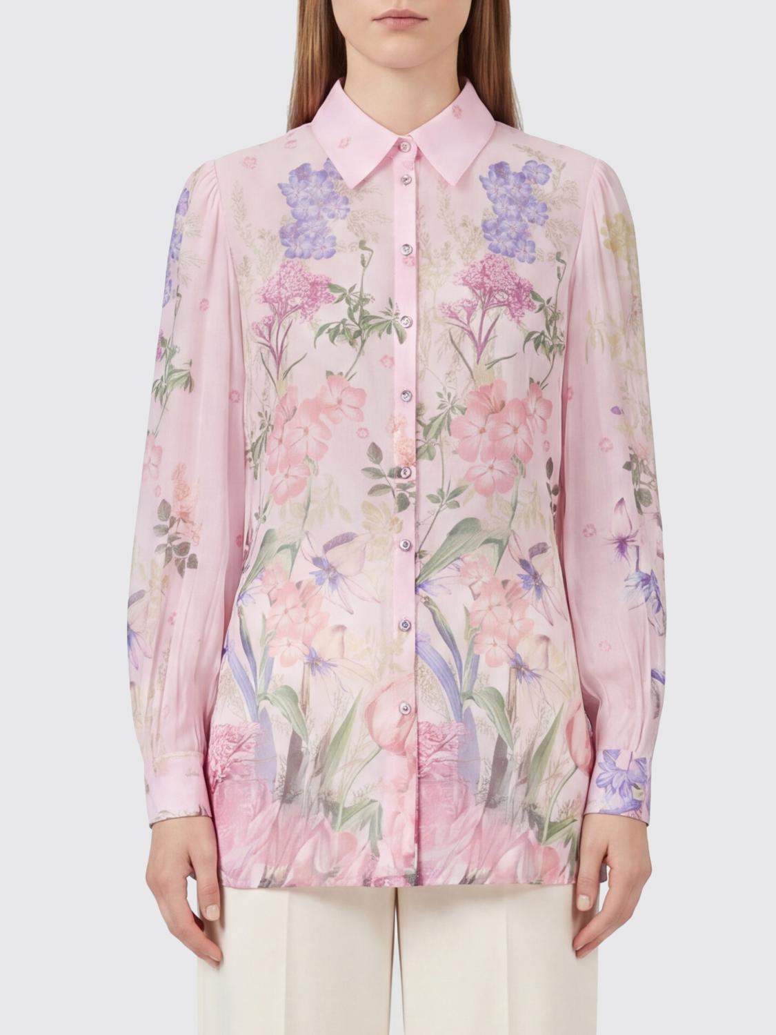 CHARO RUIZ IBIZA Camicia Aster in misto cotone con stampa floreale