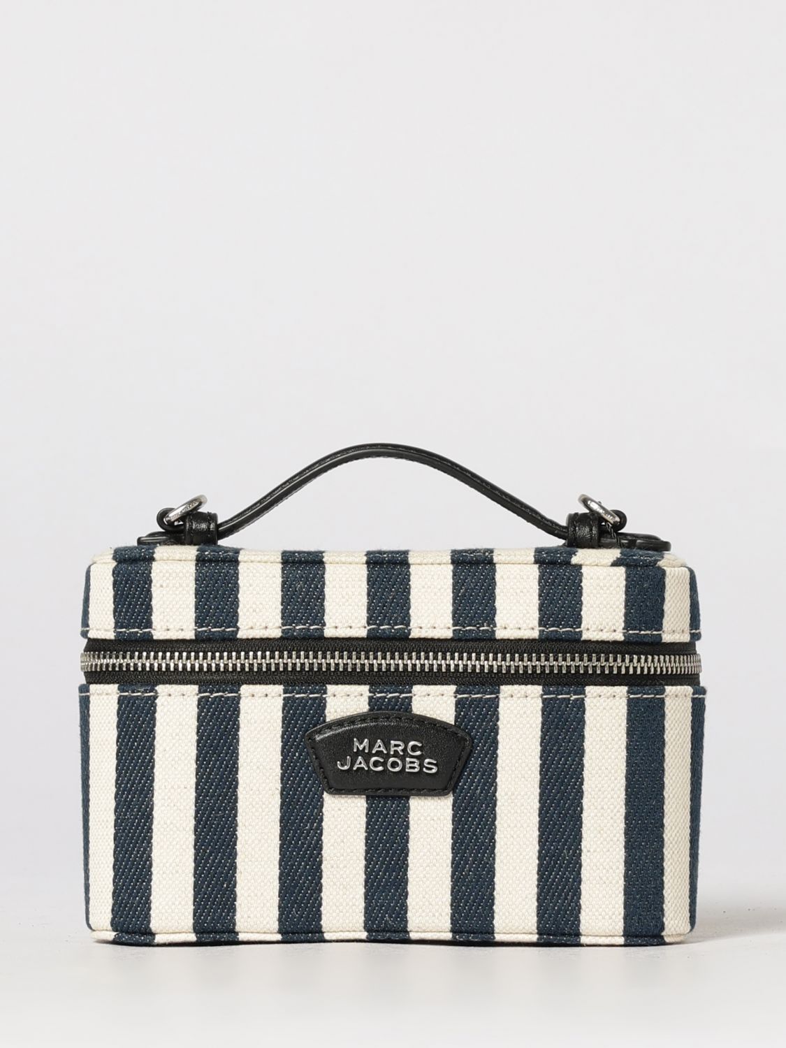 MARC JACOBS Everyday Vanity Tasche aus gestreiftem Baumwoll-Twill
