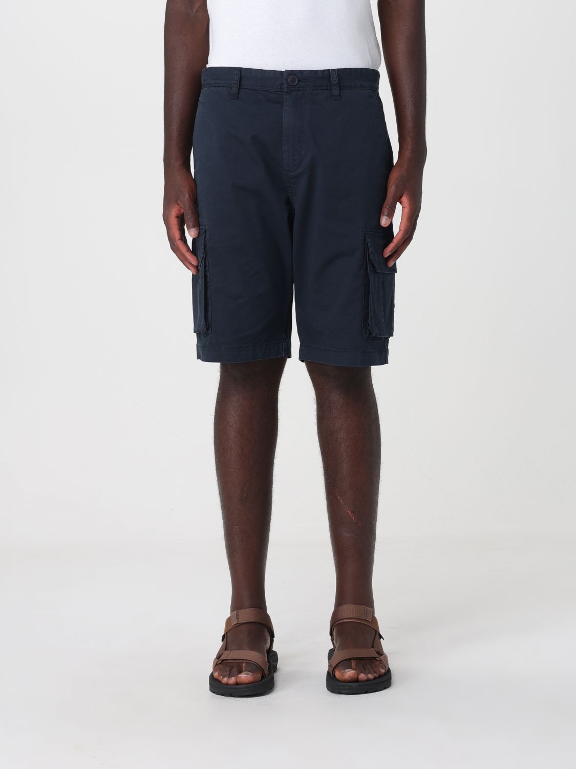 SUN68 Pantaloncini cargo in cotone