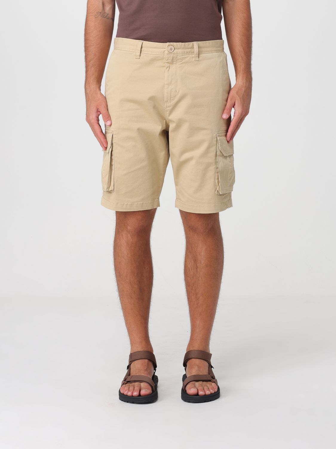 SUN68 Pantaloncini cargo in cotone