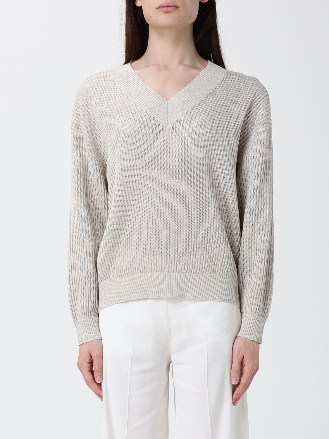 BRUNELLO CUCINELLI Sweater Woman color Beige