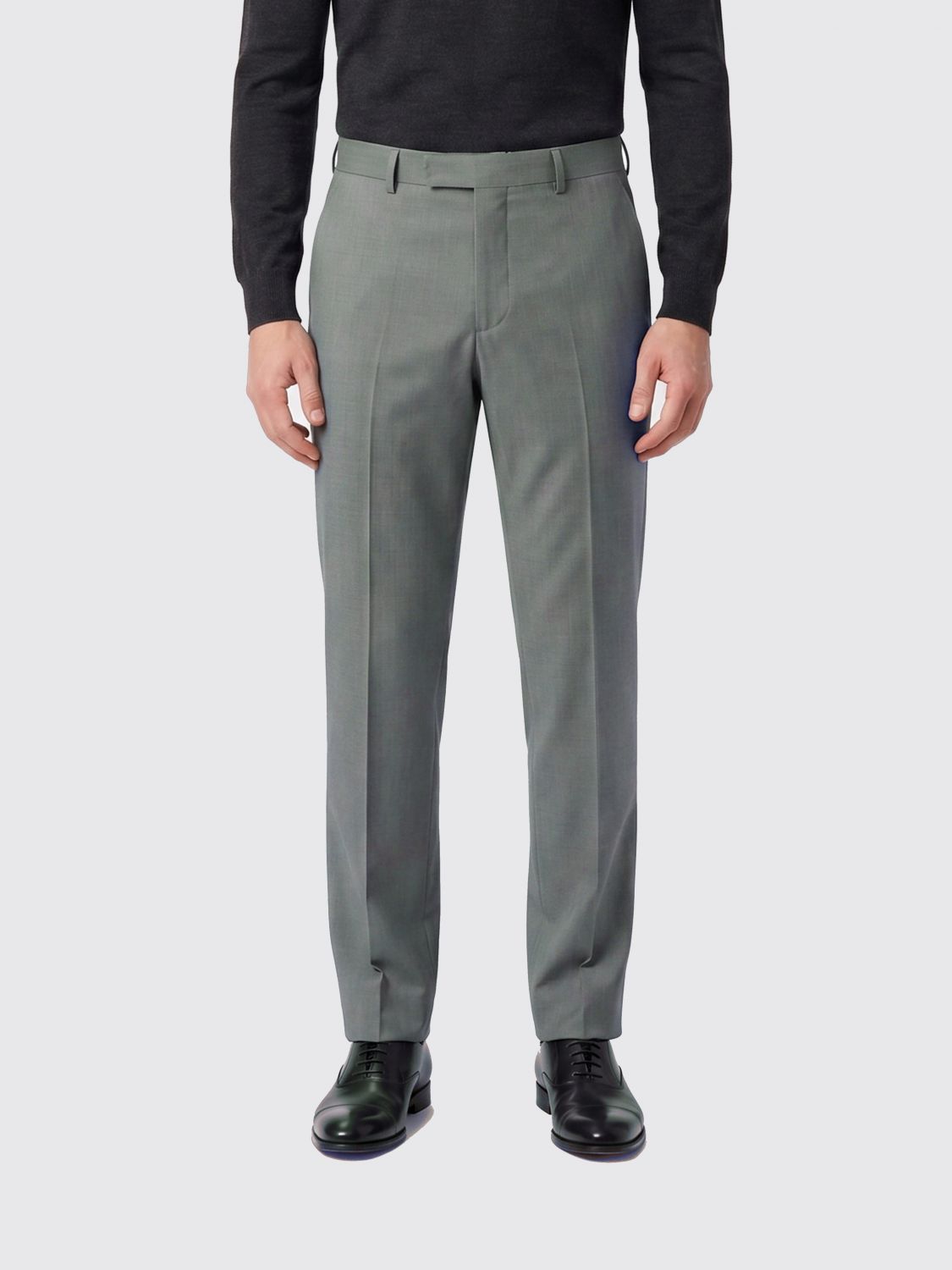 FENDI Pantaloni sartoriali in gabardine di lana