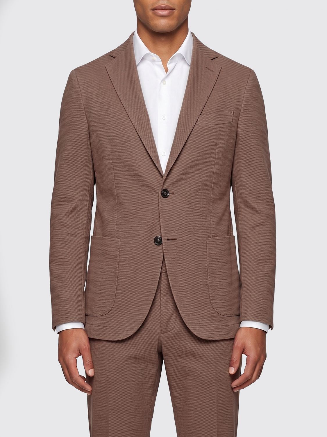 CIRCOLO 1901 Einreihiger Blazer aus Baumwolle