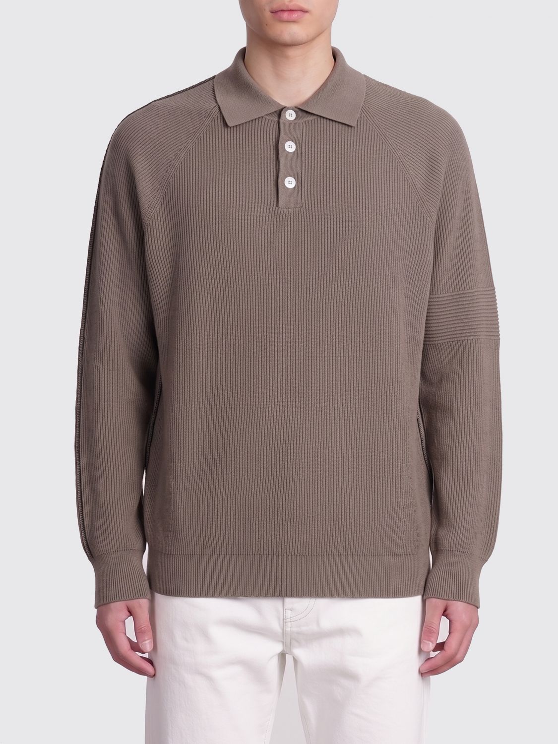 BRUNELLO CUCINELLI Polohemd aus Baumwollstrick