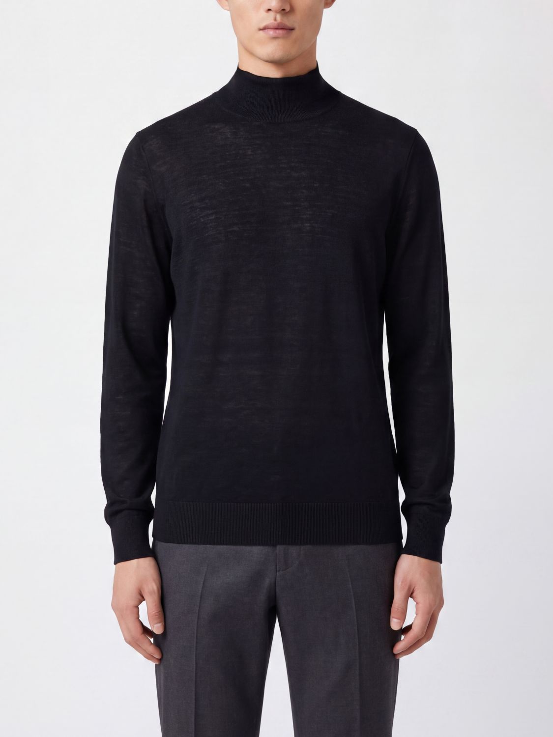 BRUNELLO CUCINELLI Silk and Cotton Turtleneck Sweater
