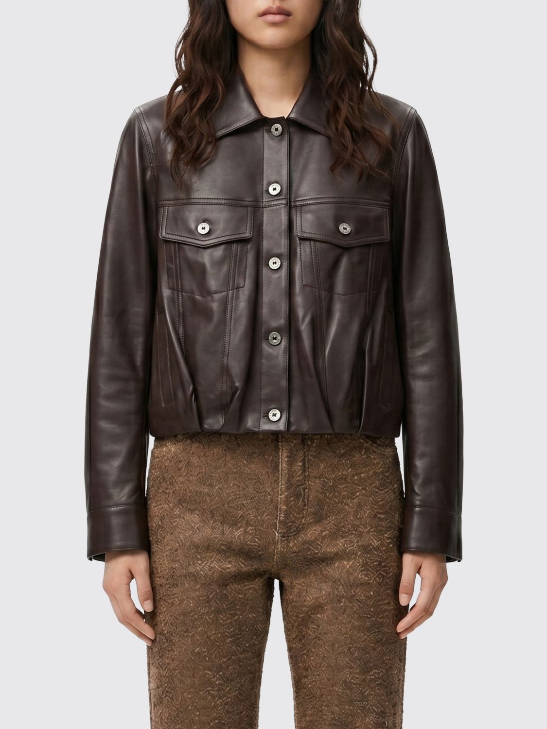 LOEWE Lambskin Leather Jacket