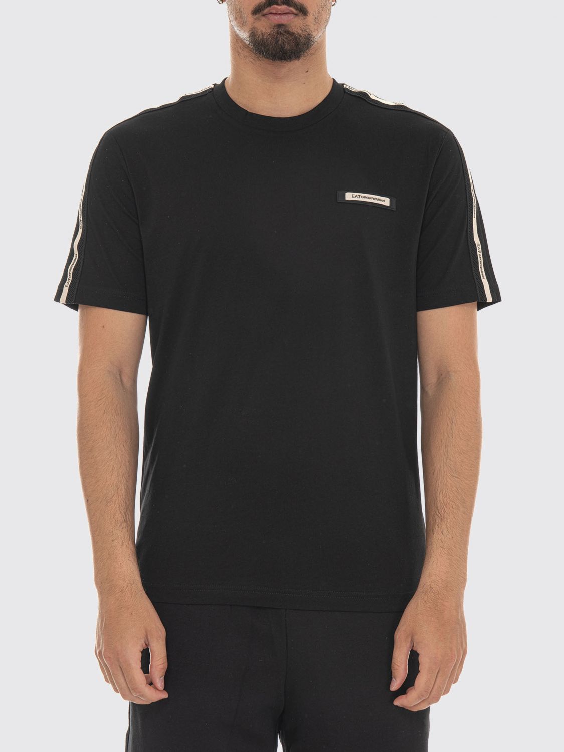 EA7 T-shirt in cotone con logo