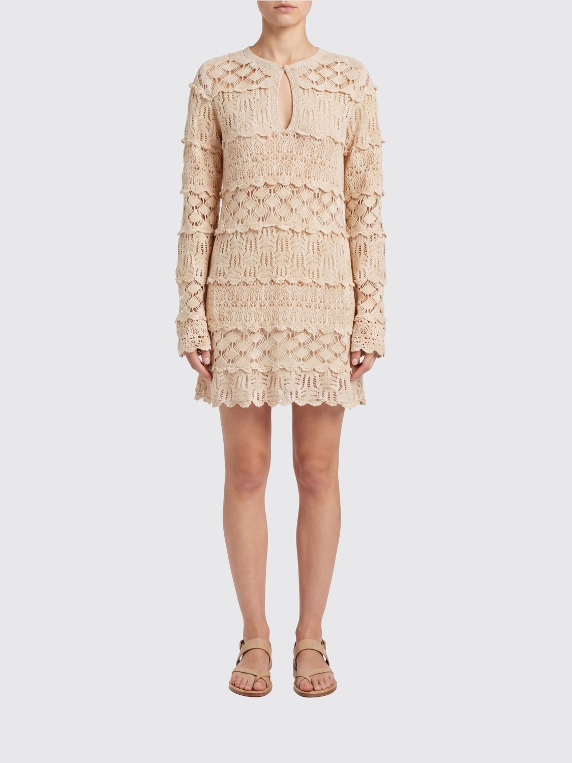 SEMICOUTURE Abito Donna colore Bianco