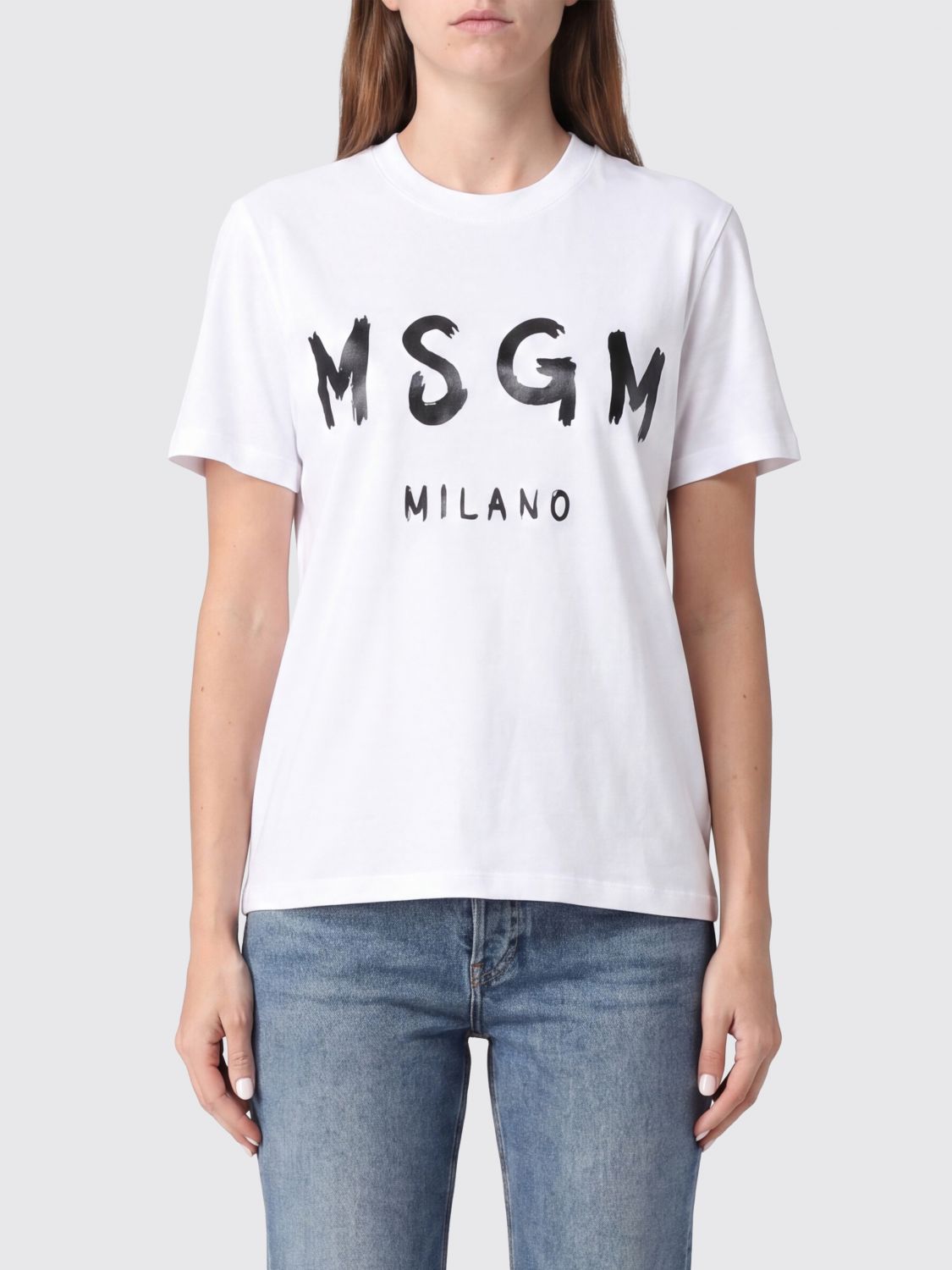 MSGM Baumwoll-T-Shirts mit Logo