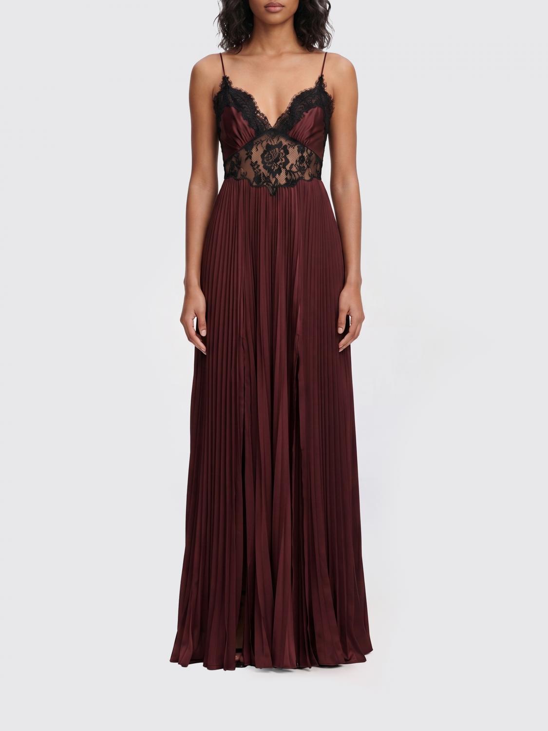 SELF-PORTRAIT Pleated Crêpe Long Dress　SELF-PORTRAIT プリーツクレープロングドレス SELF-PORTRAIT