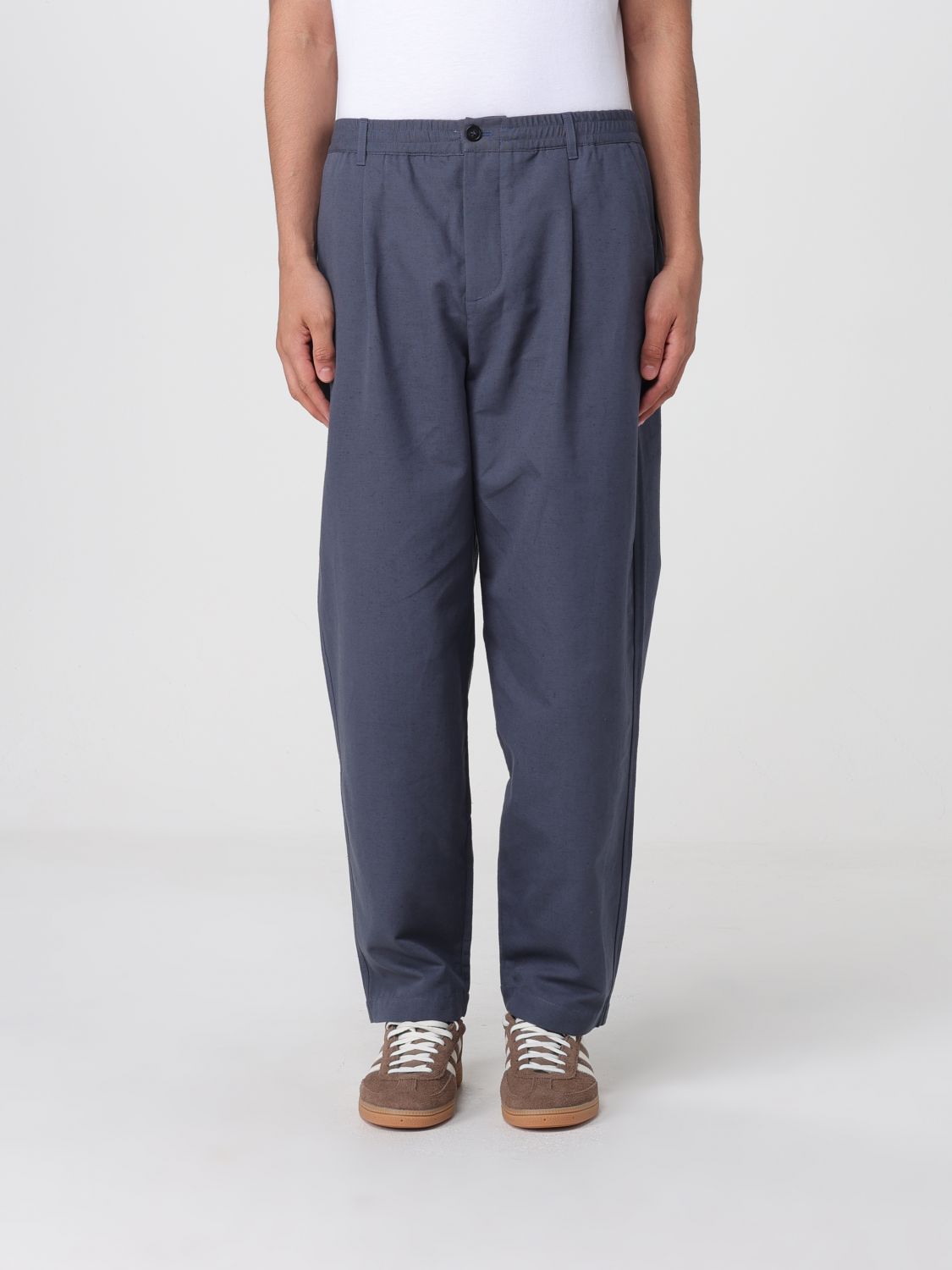 MAISON KITSUNÉ Pants Men color Blue