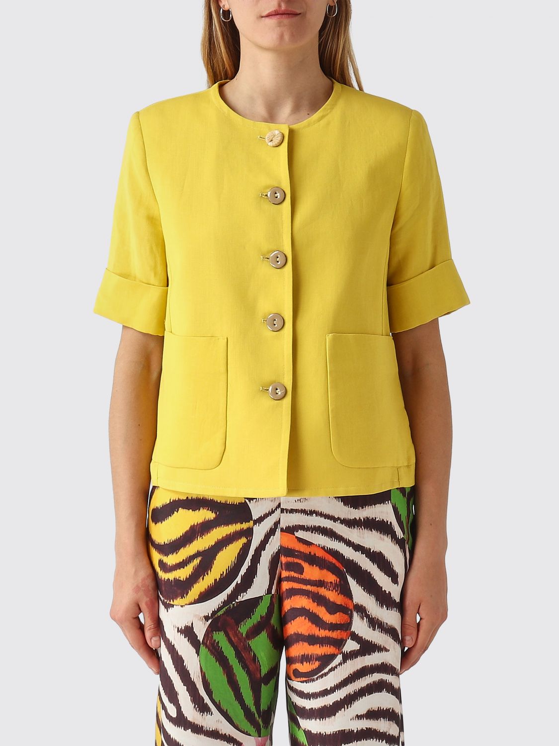 Maliparmi Linen Blend Jacket