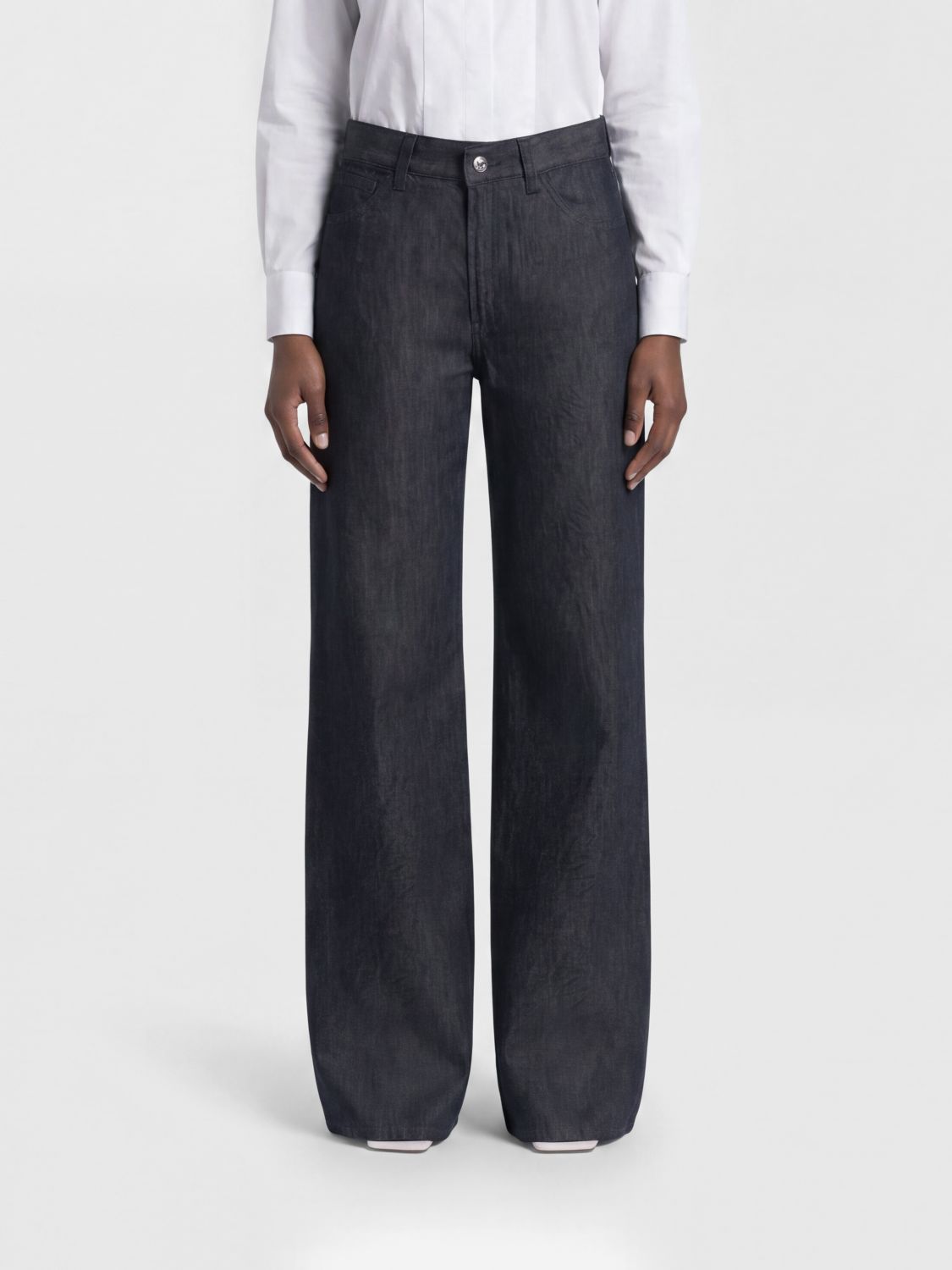 DONDUP Amber Wide-Leg Jeans aus Denim