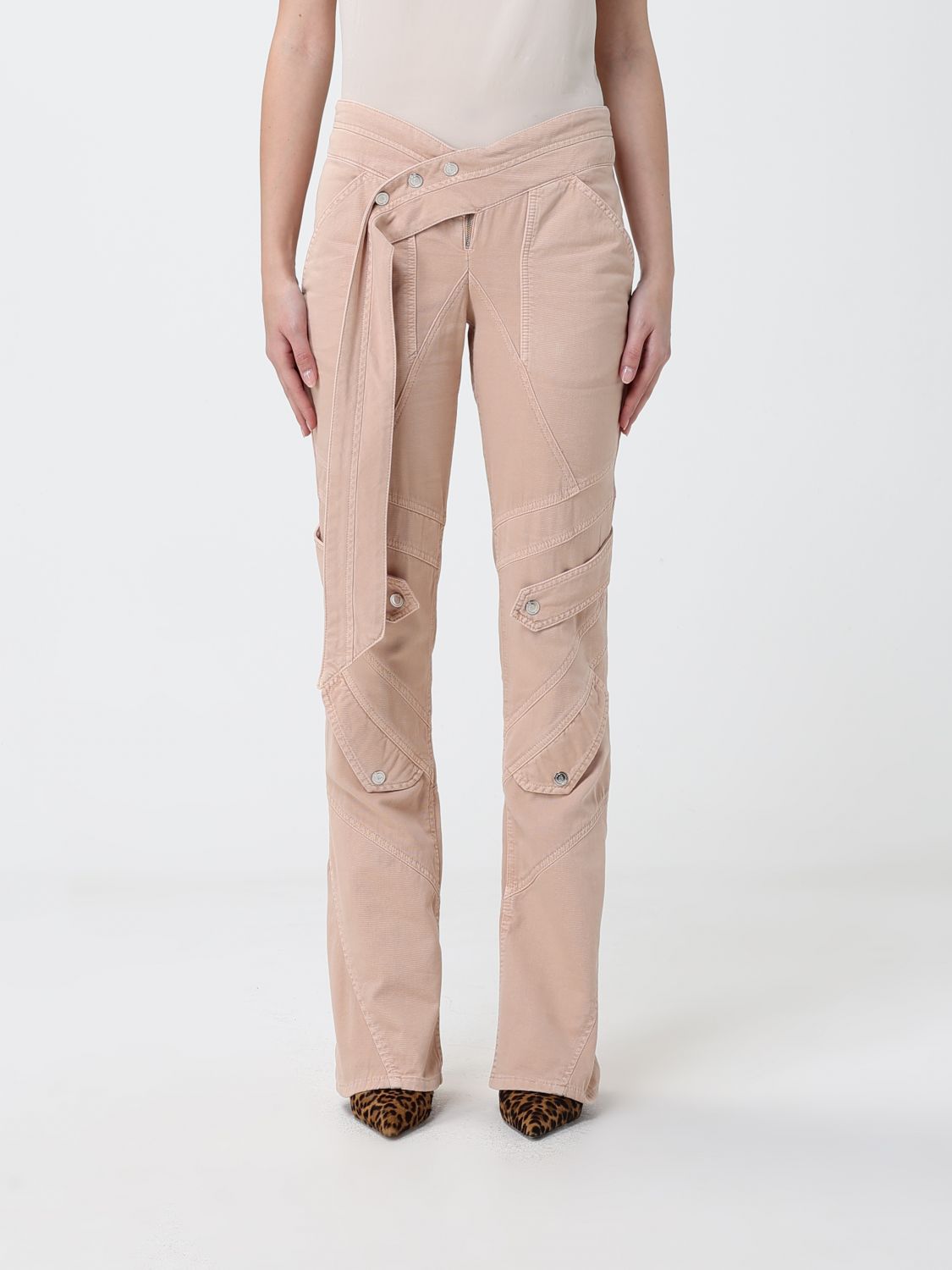 BLUMARINE Schmal geschnittene Baumwollhose