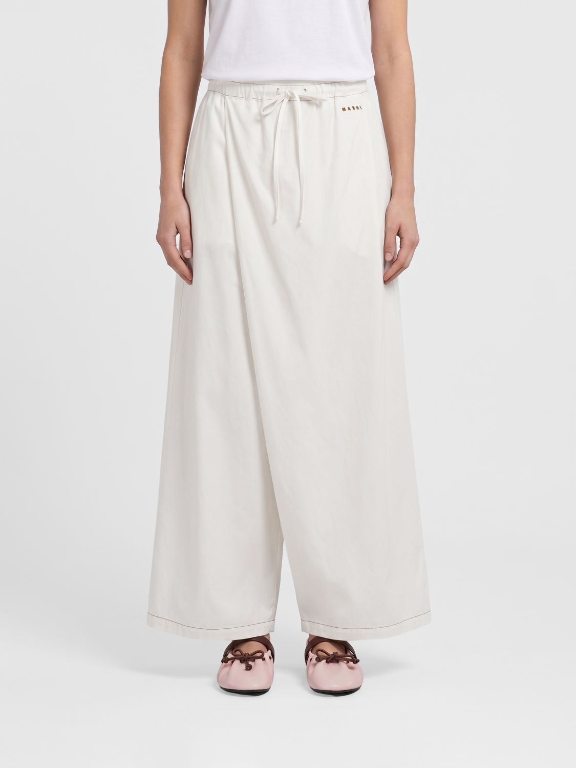MARNI Wide Cotton Trousers　MARNI ワイドコットントラウザーズ MARNI