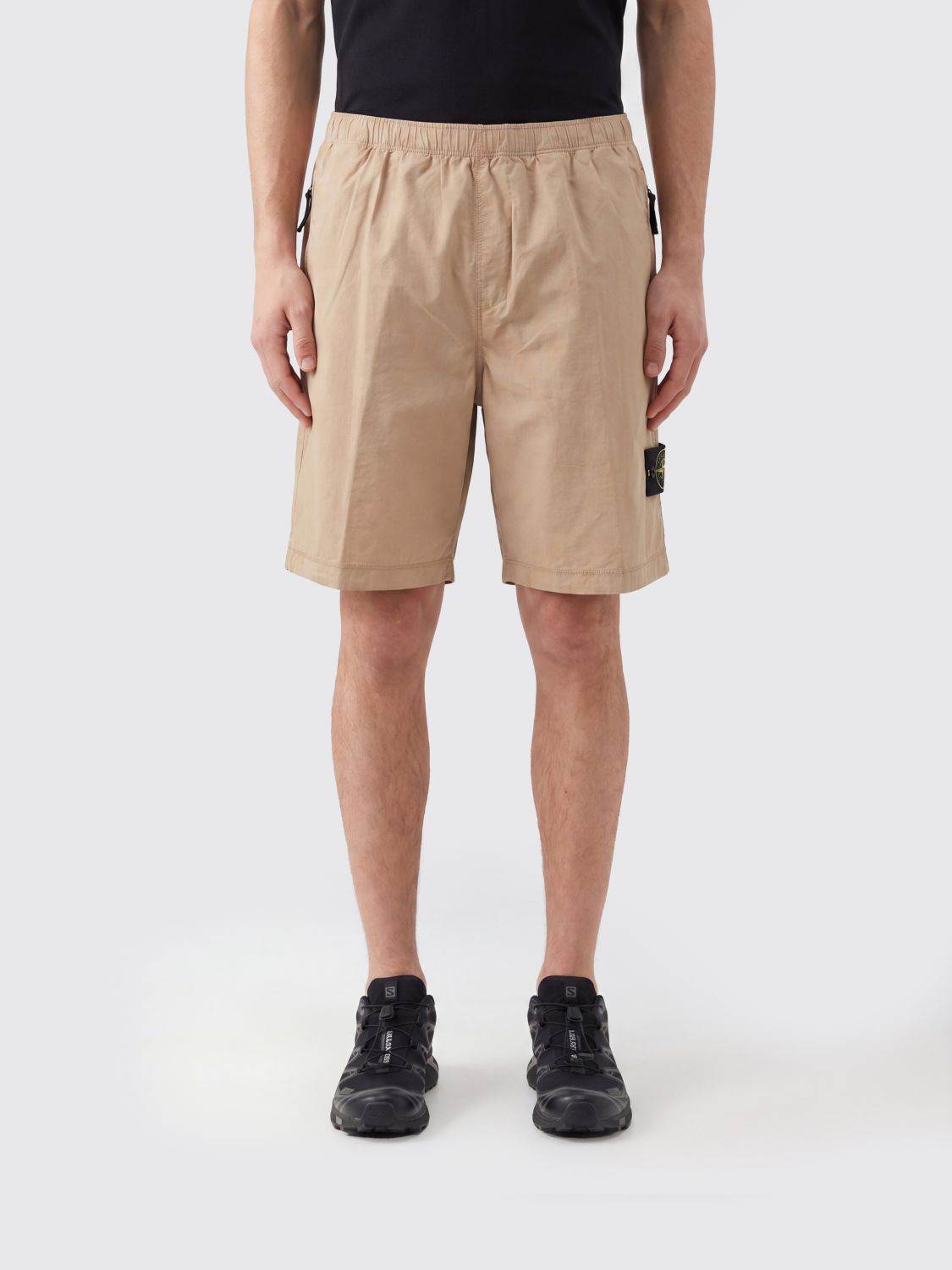 STONE ISLAND Pantaloncini in cotone stretch