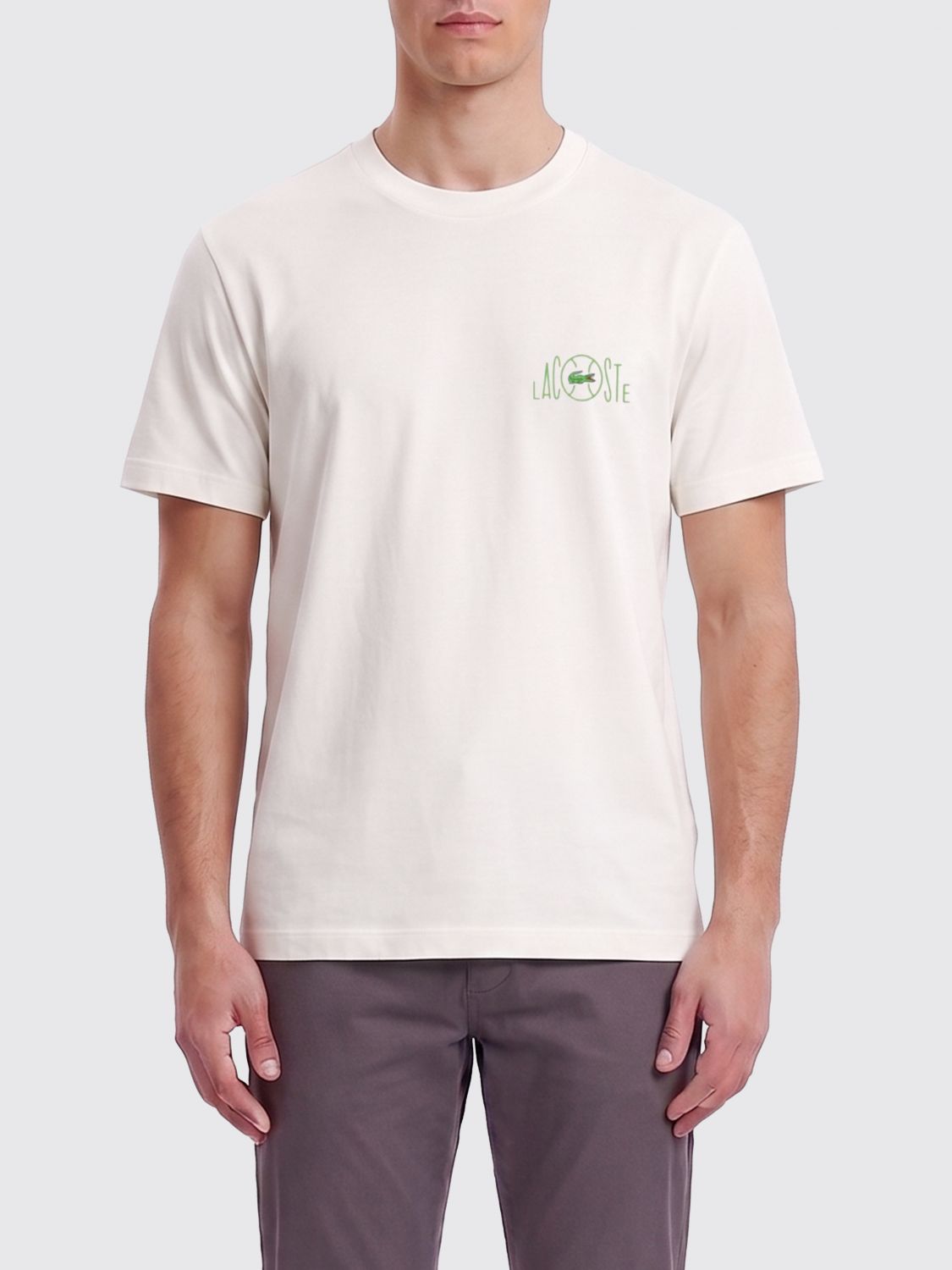 LACOSTE Bedrucktes Baumwoll-T-Shirt