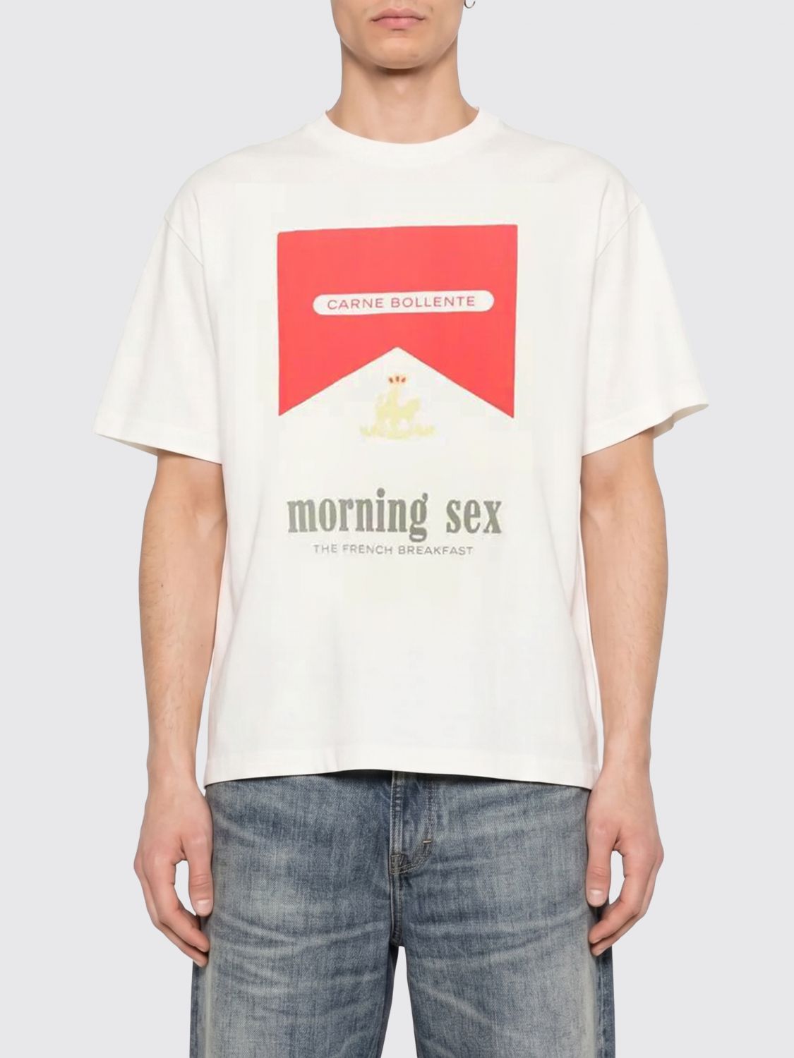 CARNE BOLLENTE Maglia Uomo colore Bianco