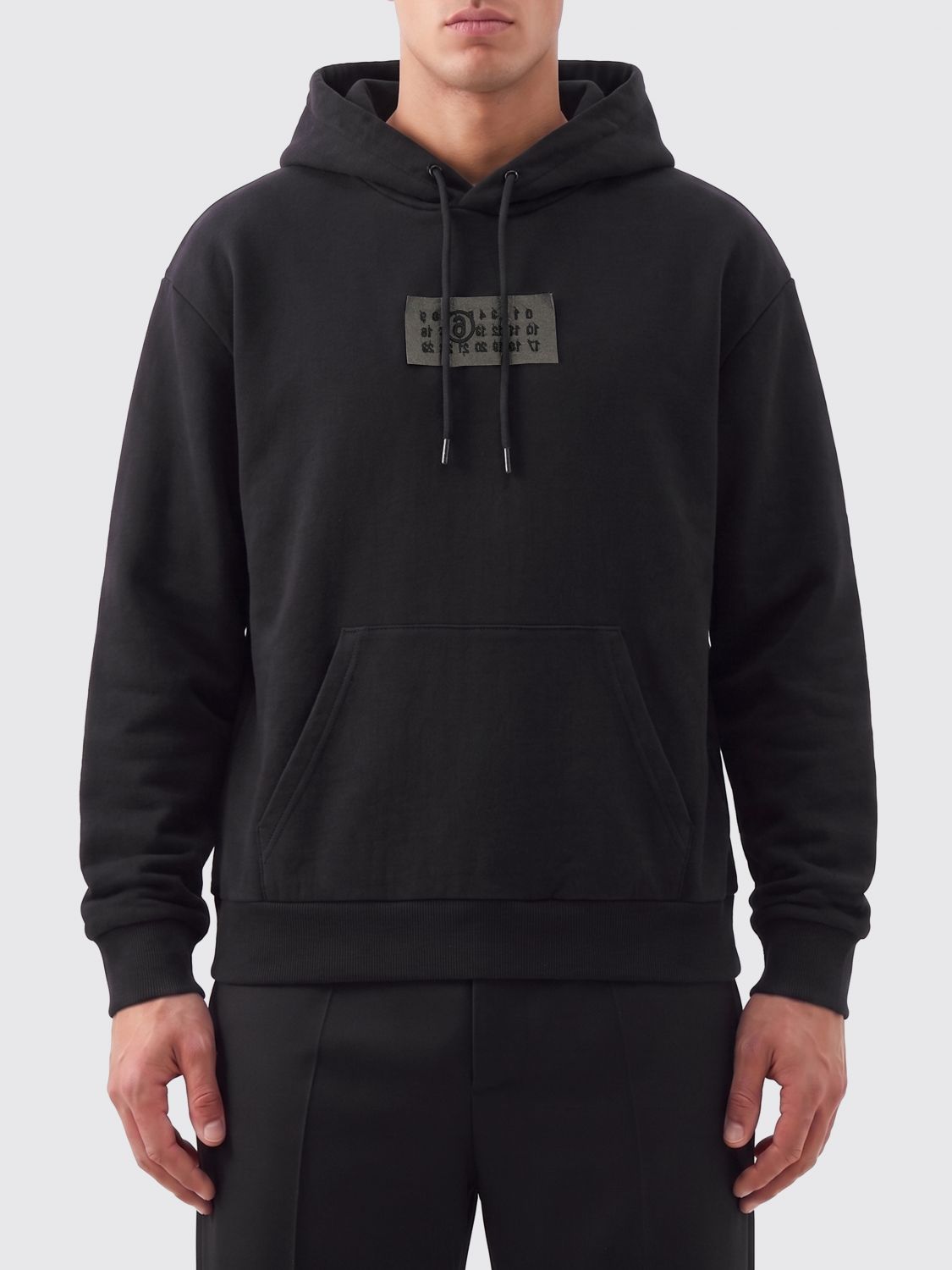 MM6 MAISON MARGIELA Cotton Hoodie with Logo　MM6 MAISON MARGIELA ロゴ入りコットンパーカー MM6