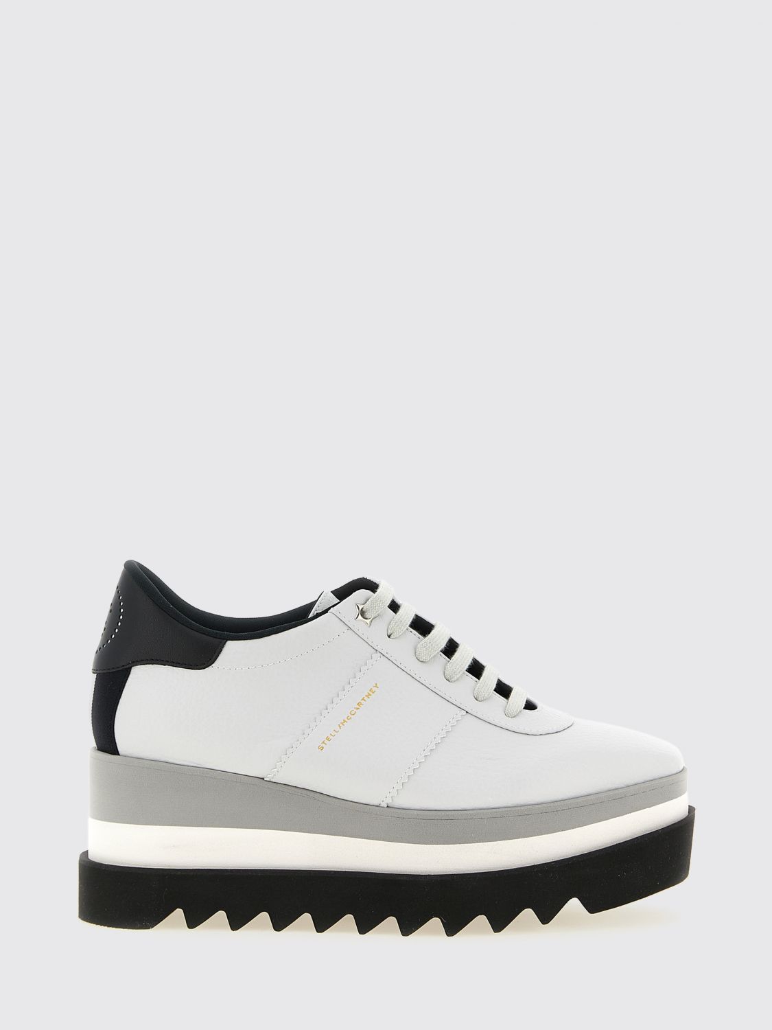 STELLA MCCARTNEY Elyse Wedge Sneakers in Polyurethane STELLA