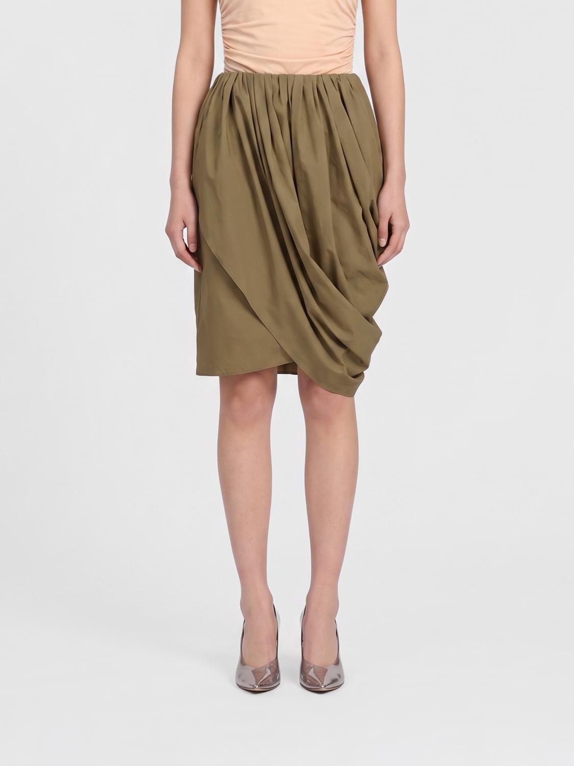 CHLOÉ Gonna drappeggiata in cotone