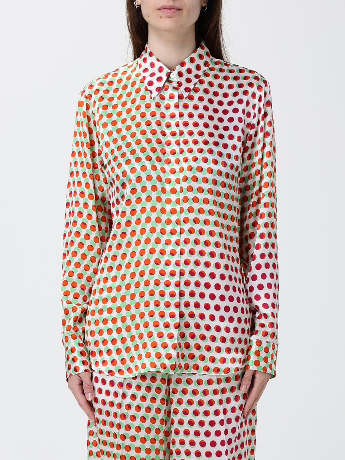 DRIES VAN NOTEN Seidenhemd mit Tupfen