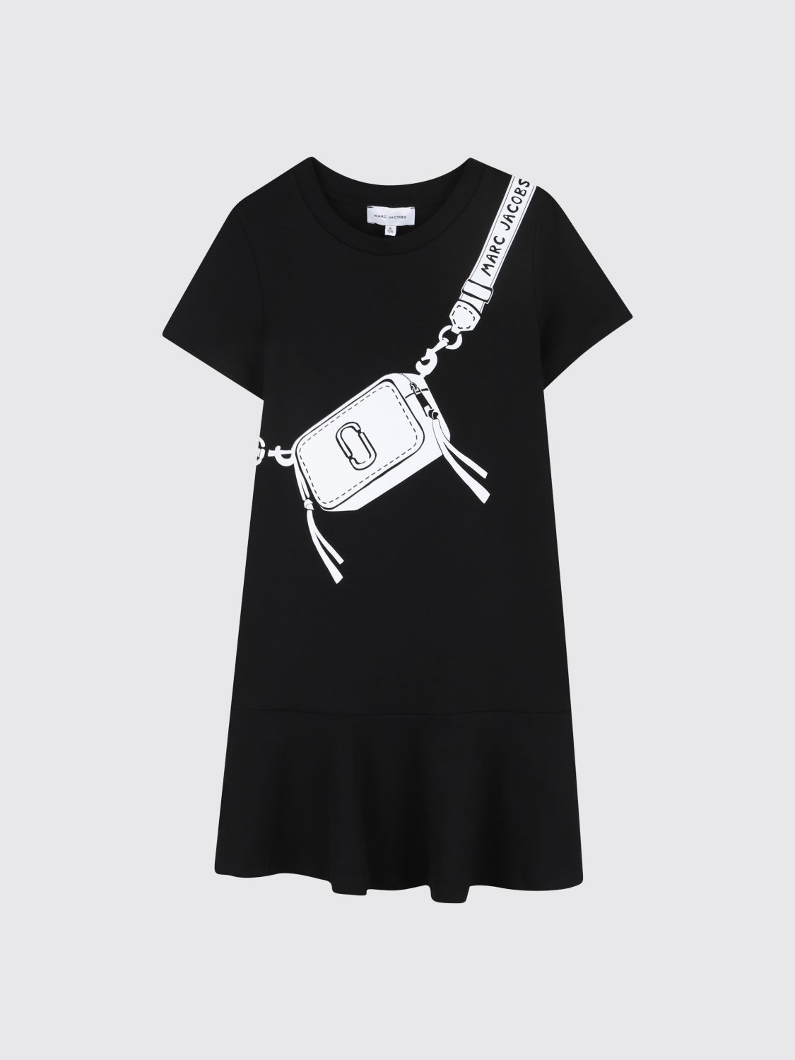 LITTLE MARC JACOBS Rundhalskleid aus Baumwolle