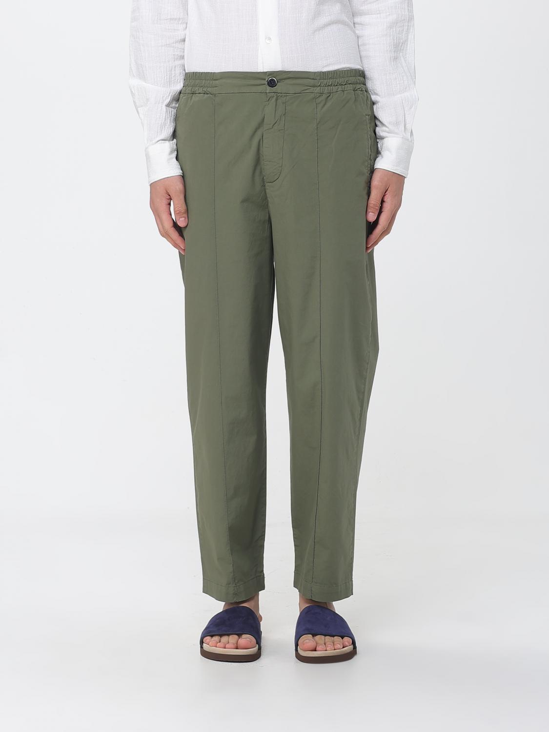 Barena Wide Leg Stretch Cotton Trousers