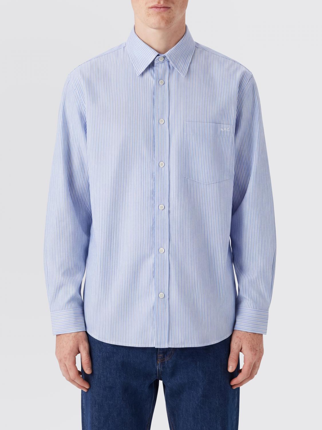 A. P.C. Camicia Uomo colore Blue