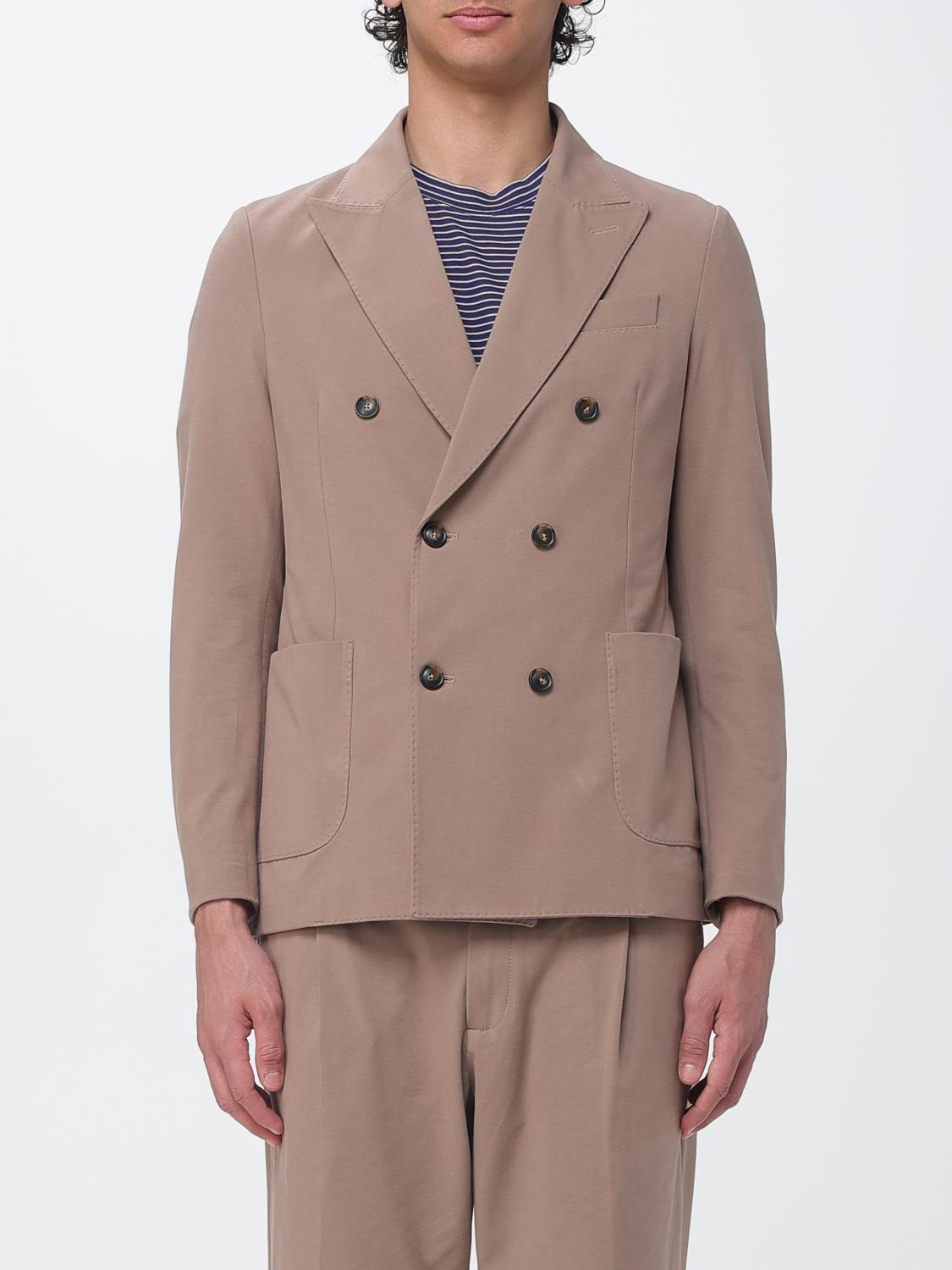 CIRCOLO 1901 Zweireihiger Baumwoll Jersey Blazer