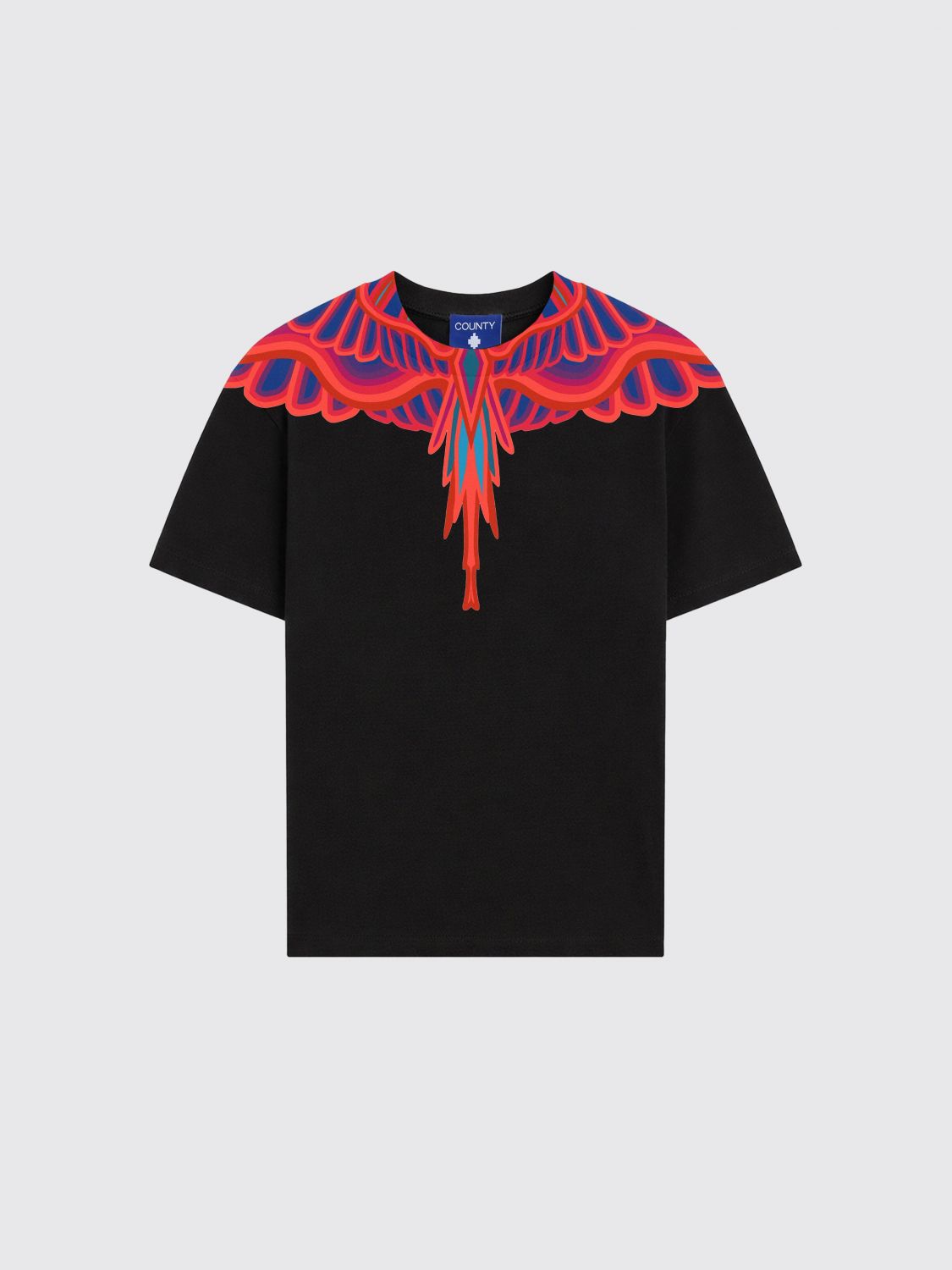 County of Milan Baumwoll-T-Shirt mit Grafikdruck für Jungen