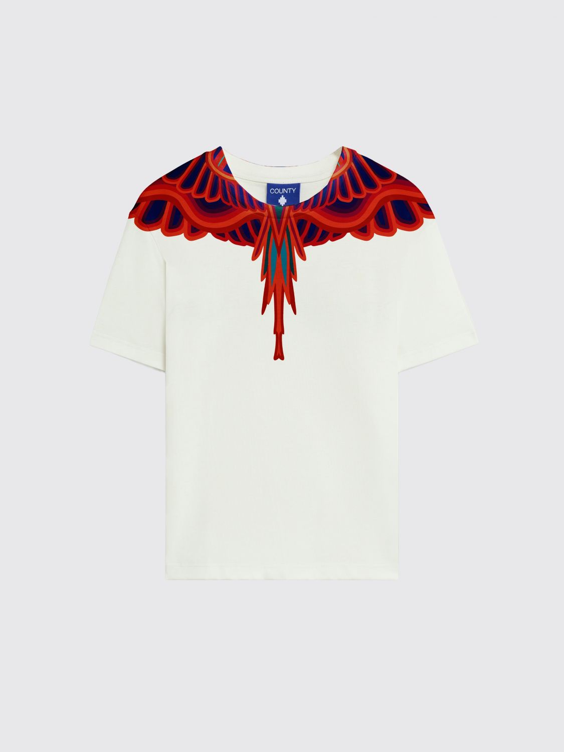 County of Milan Baumwoll-T-Shirt mit Grafikdruck für Jungen