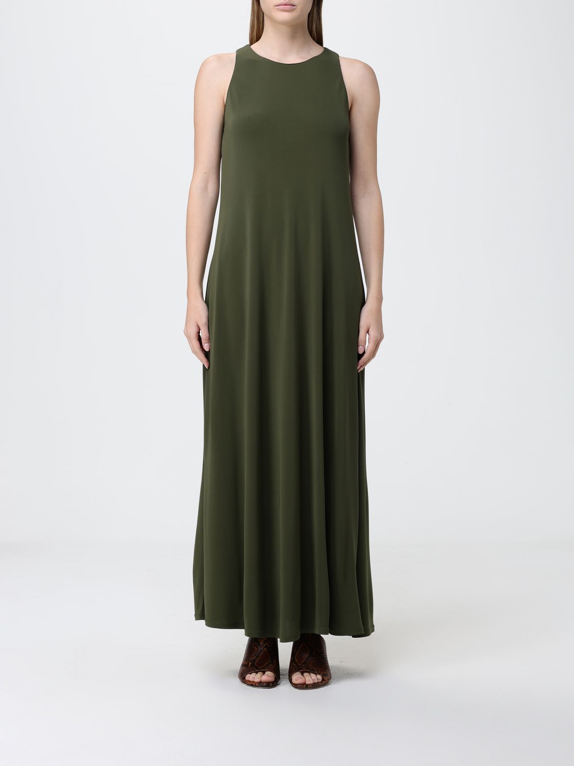 Max Mara MM MAX MARA Dress Woman color Moss Green　MM MAX MARA ドレス ウーマン カラー モスグリーン