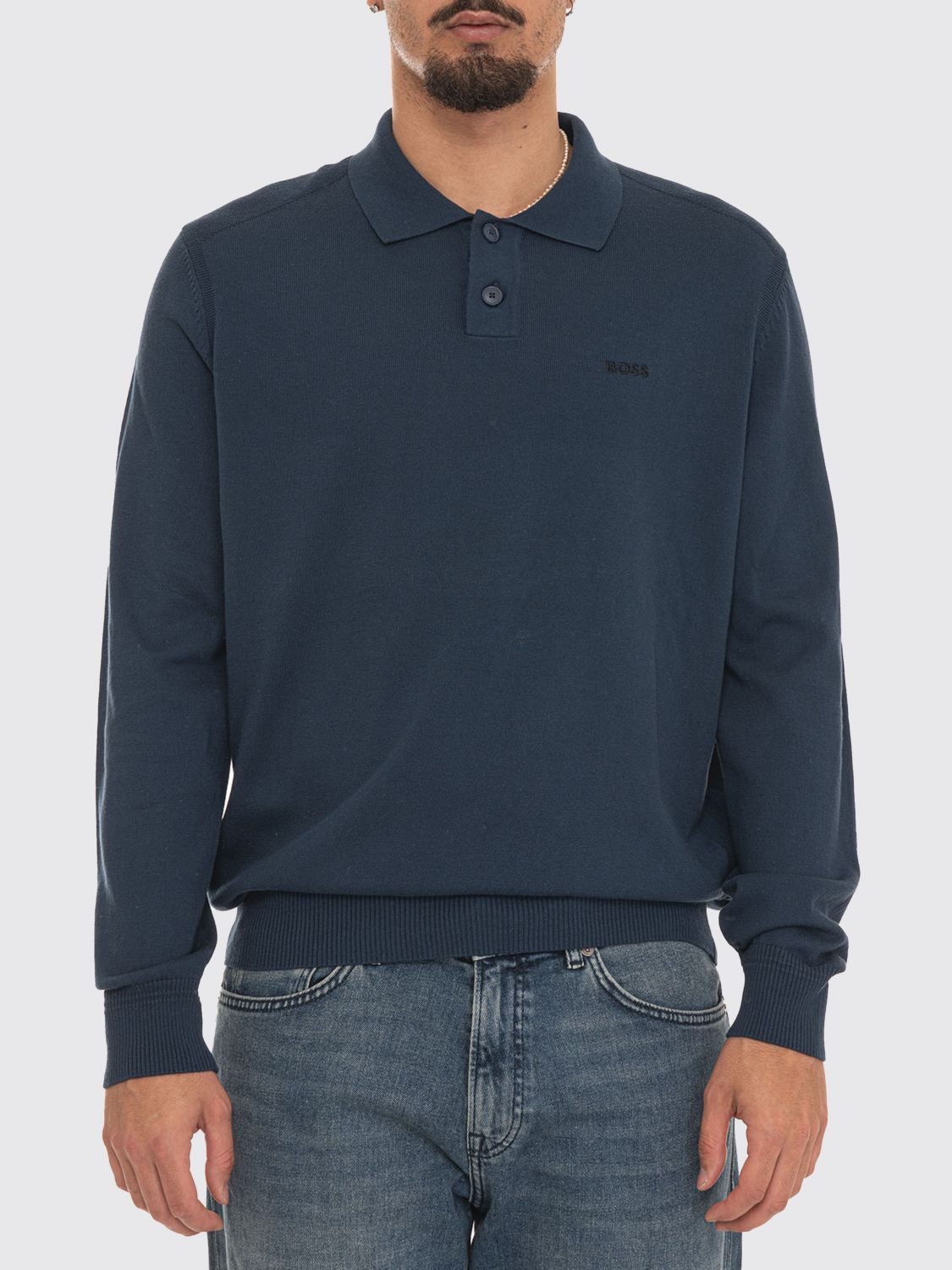 BOSS Polo Uomo colore Blue