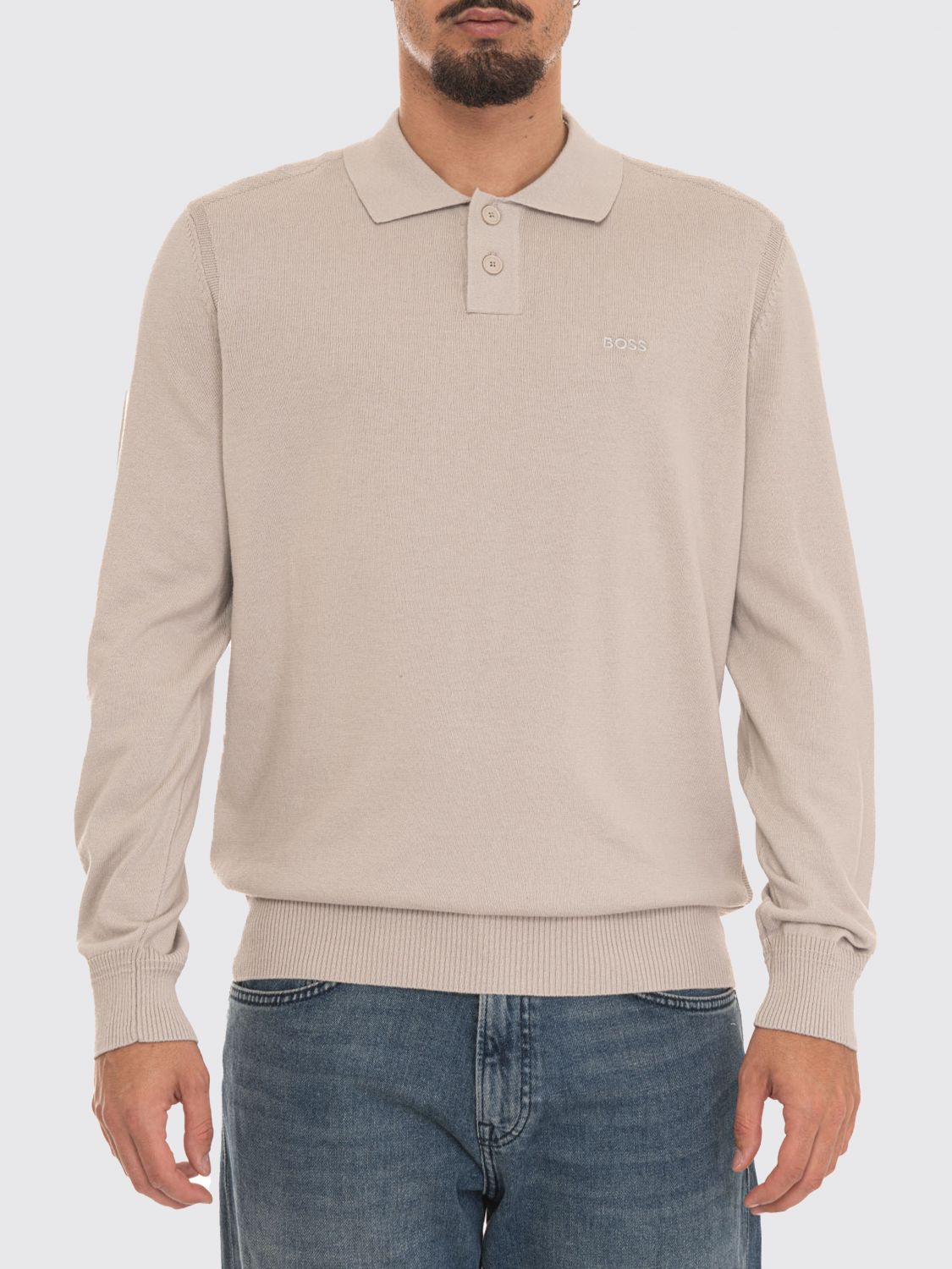 BOSS Polo Uomo colore Grigio