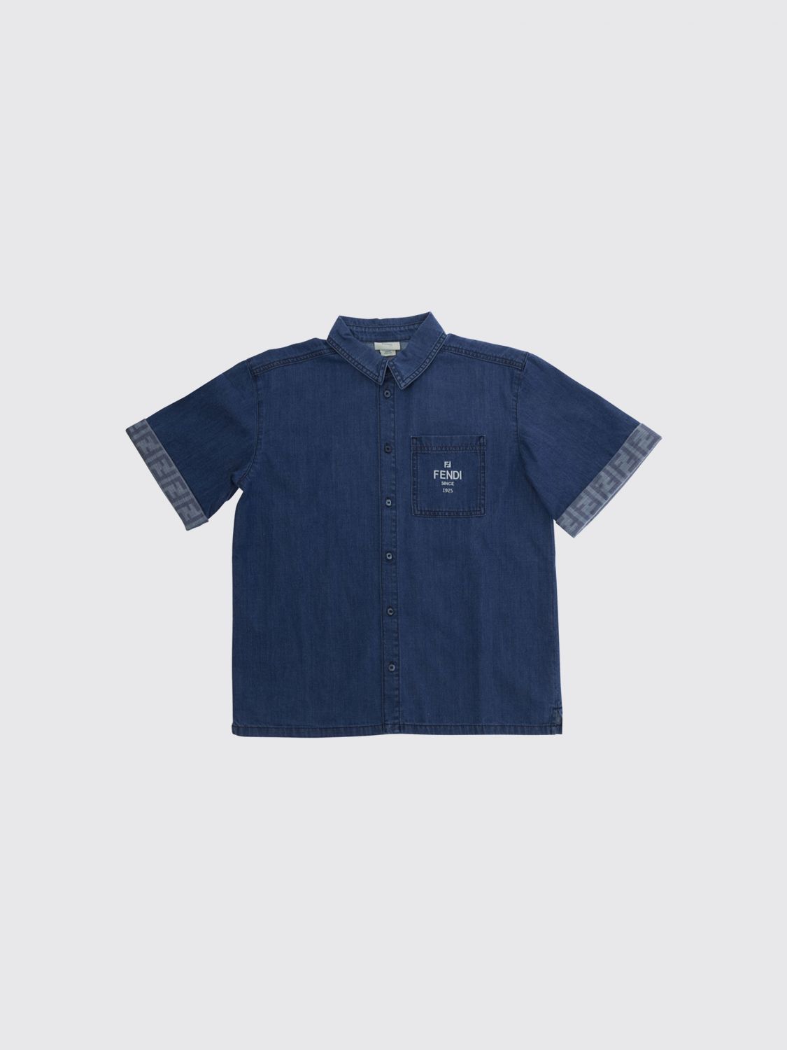 FENDI Camicia Bambino colore Blue