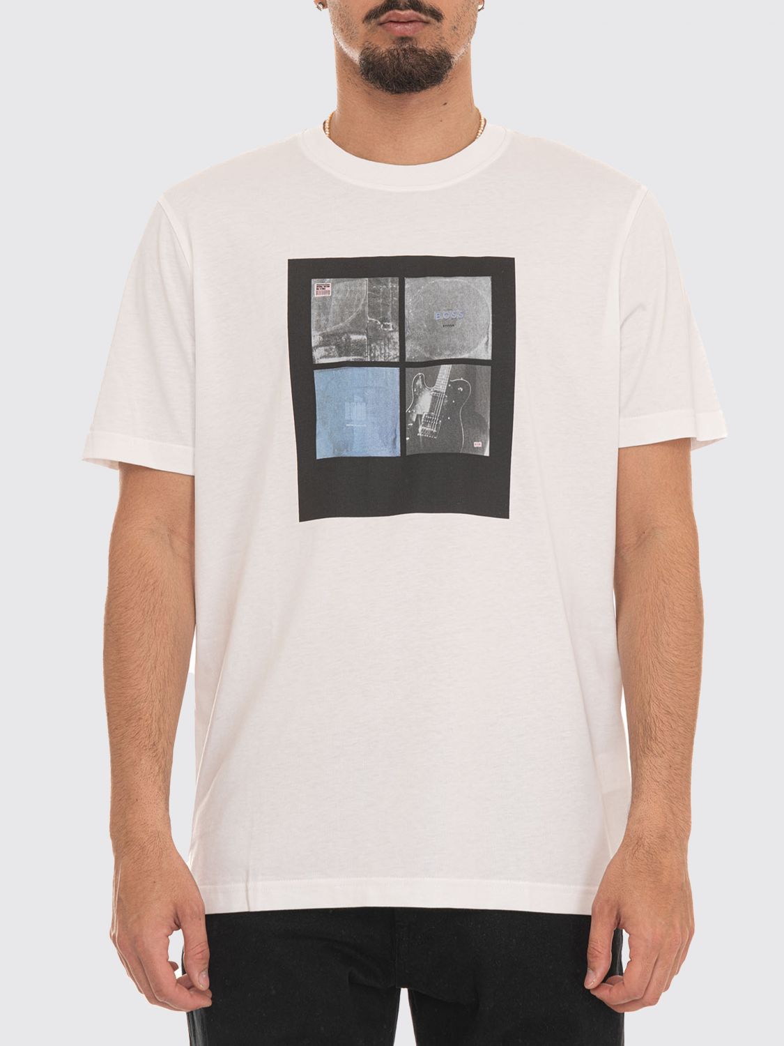 BOSS T-Shirt Uomo colore Bianco