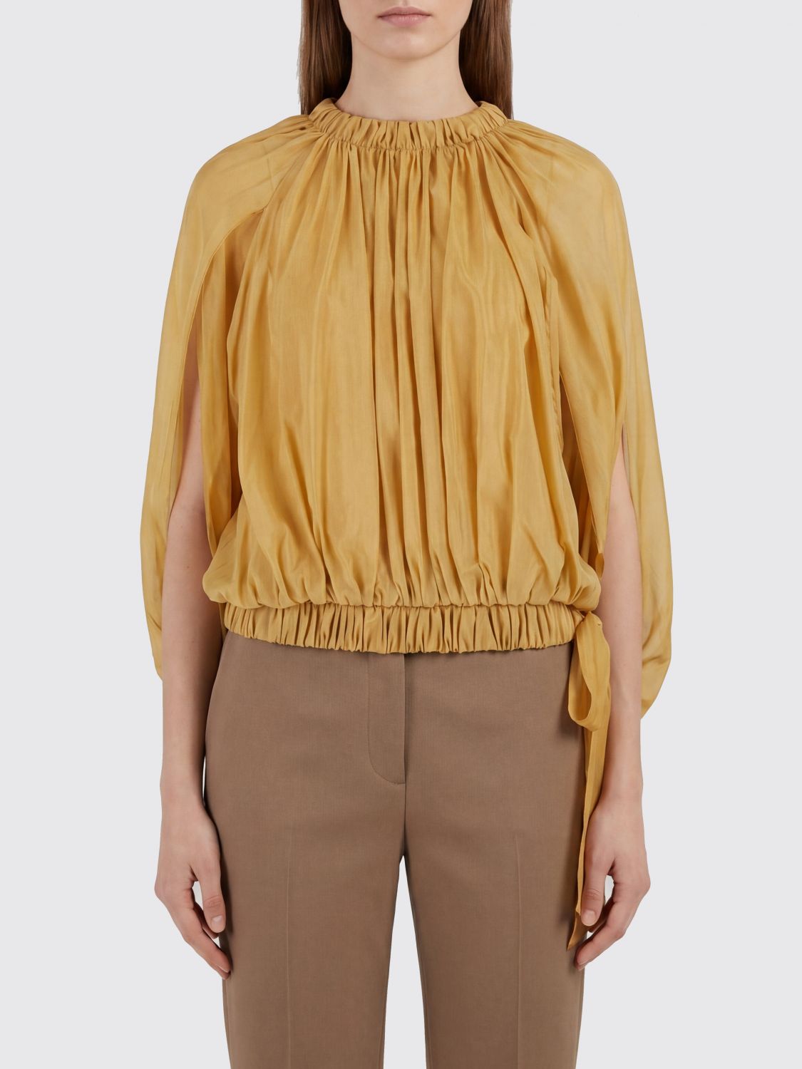 SEMICOUTURE Blusa Zavia in mussola