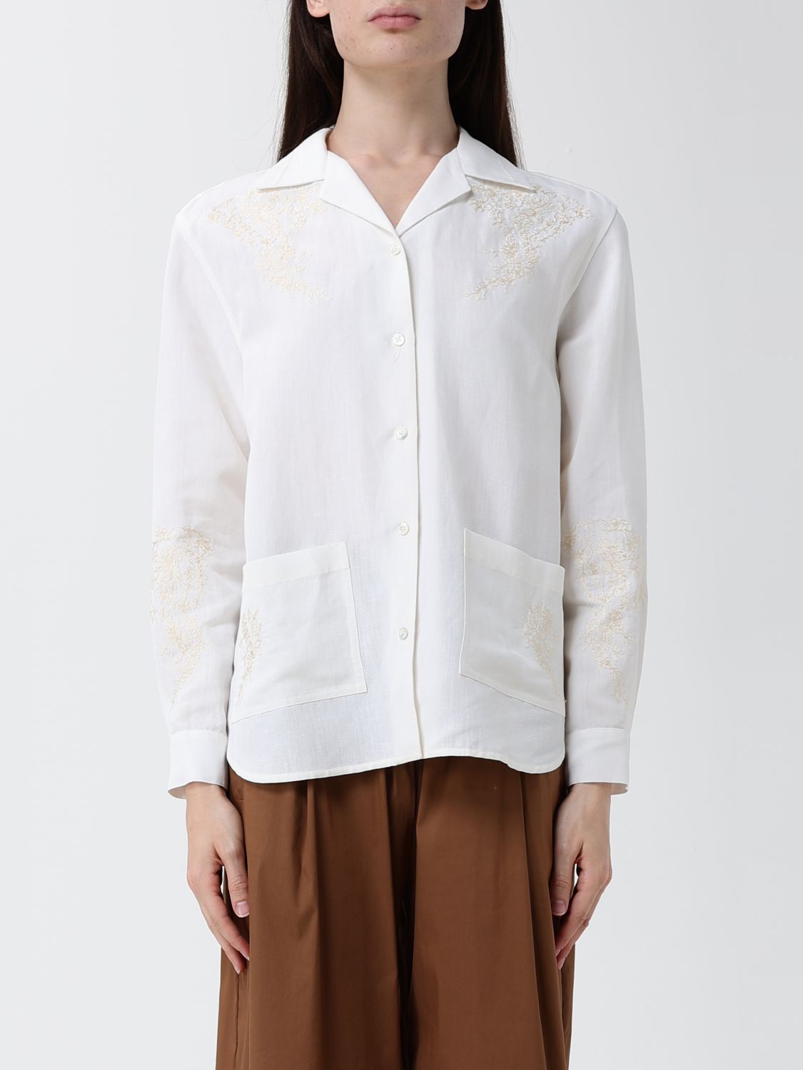 SEMICOUTURE Giacca Donna colore Bianco