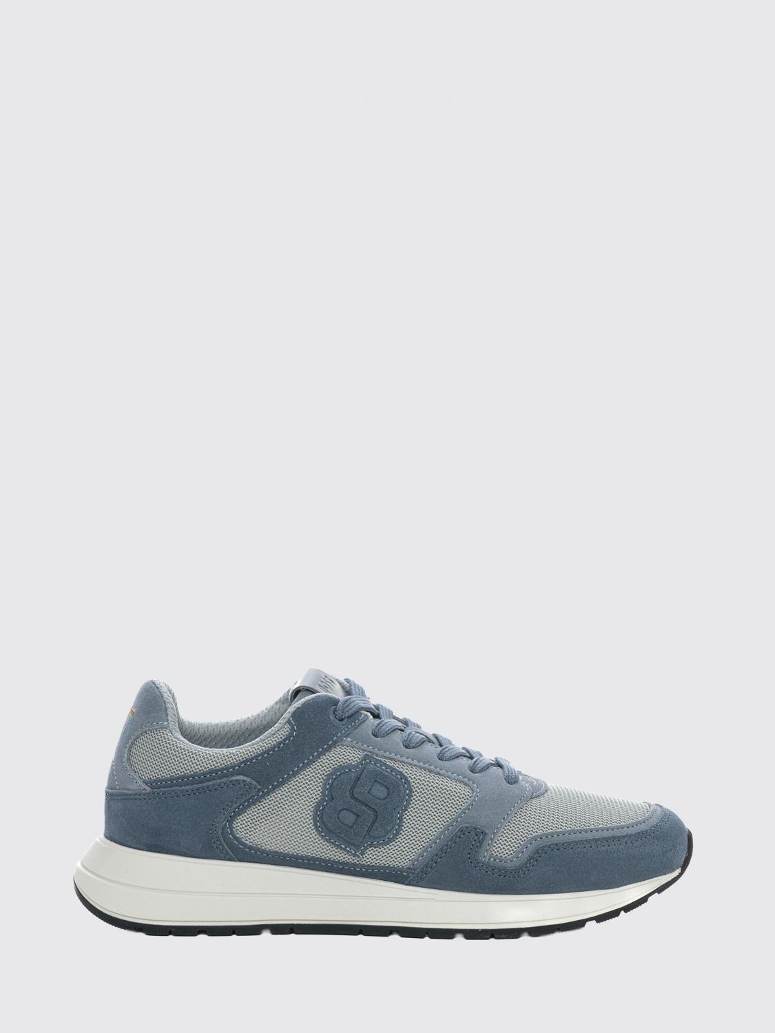 BOSS Sneakers aus Mesh und Wildleder